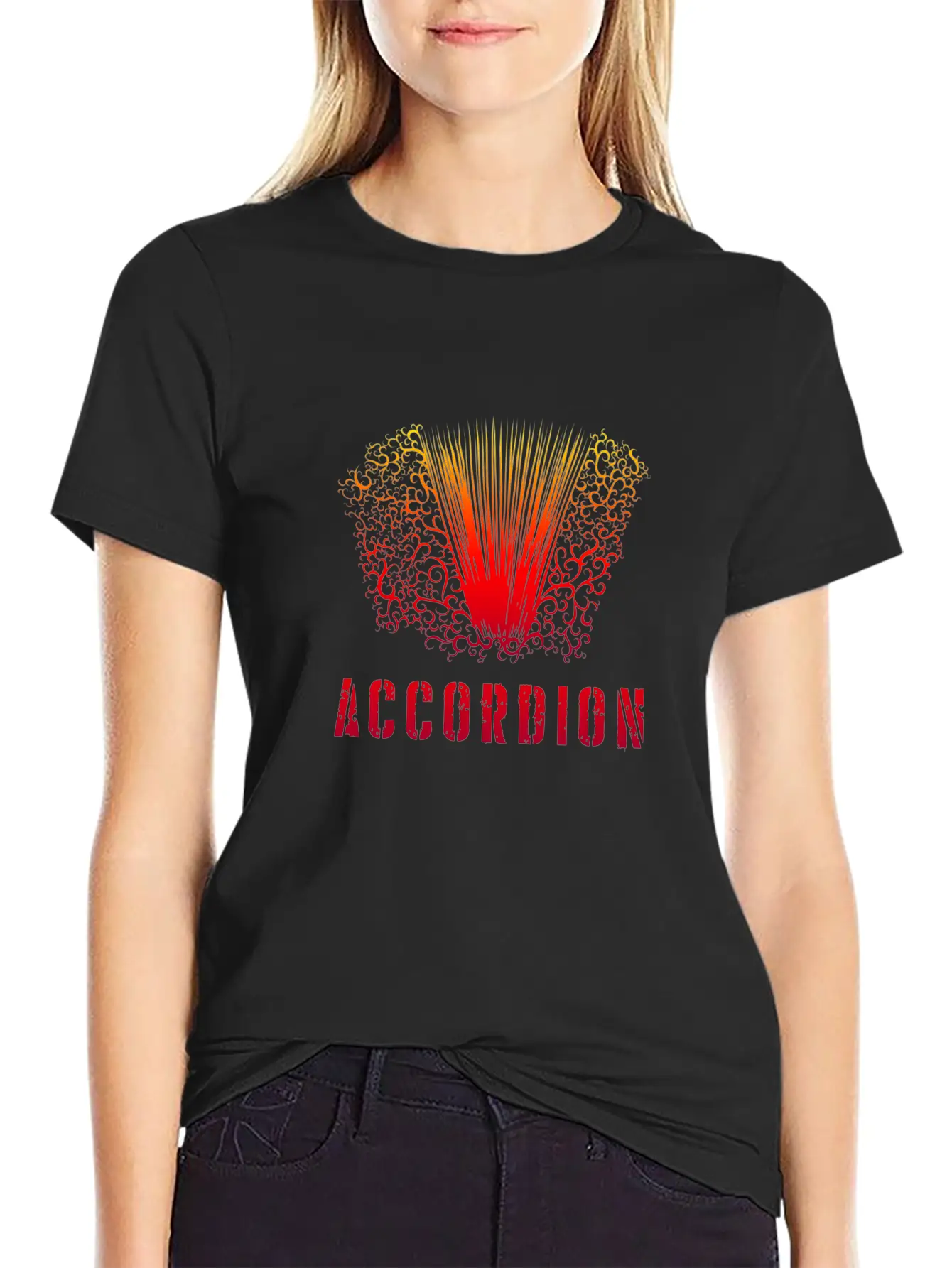 Akkordeon Design / Musical Instrument Music Classic Cotton Tee – Unisex Comfort For Any Season