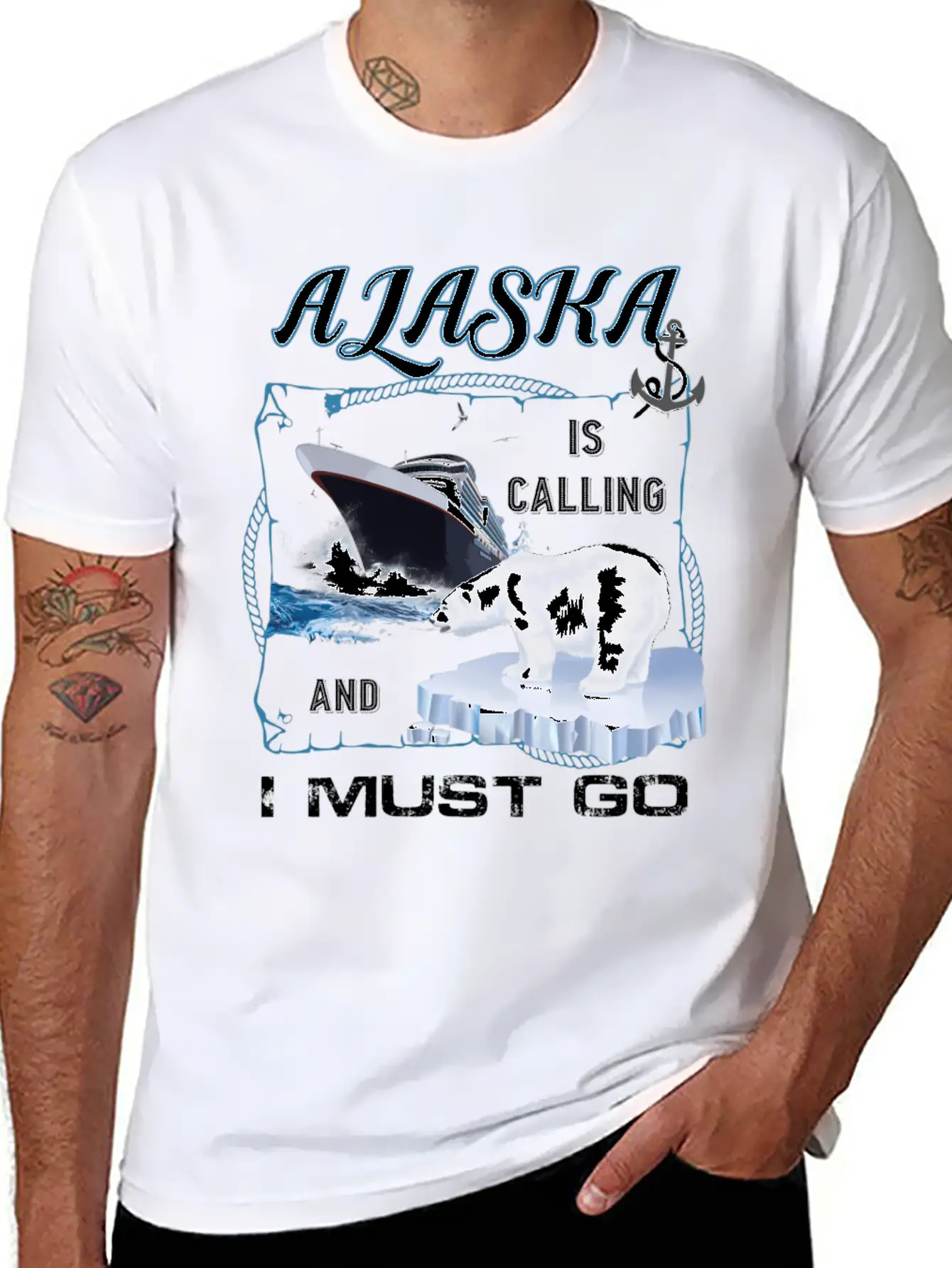 Alaa Is Calling And I Must Go Cruising Comfortable Minimalist Graphic Tee – Summer Style Essential