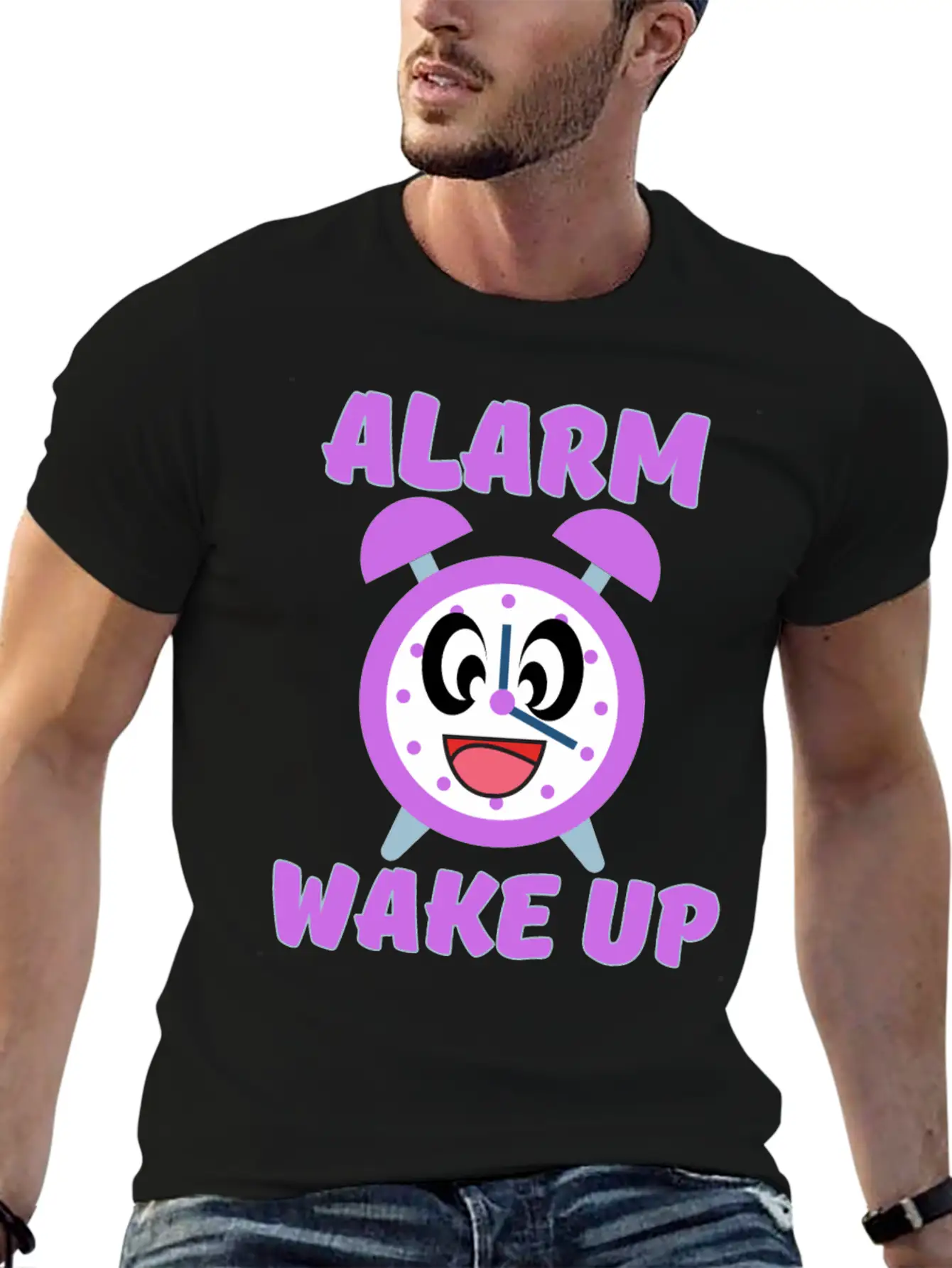 ALARM WAKE UP Relaxed Everyday Tee – Lightweight And Durable Cotton