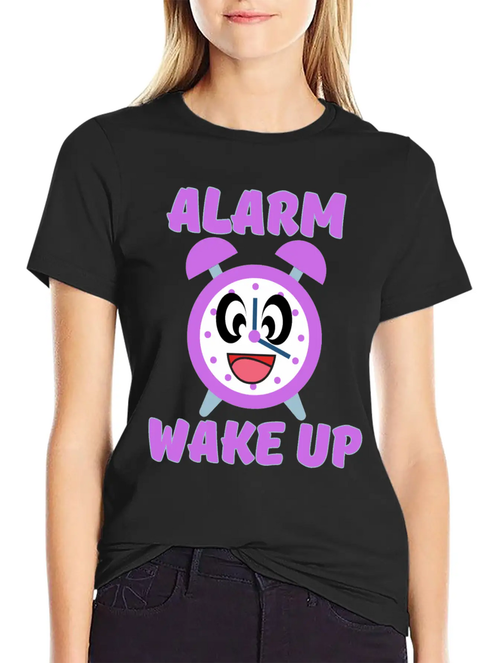ALARM WAKE UP Relaxed Everyday Tee – Lightweight And Durable Cotton