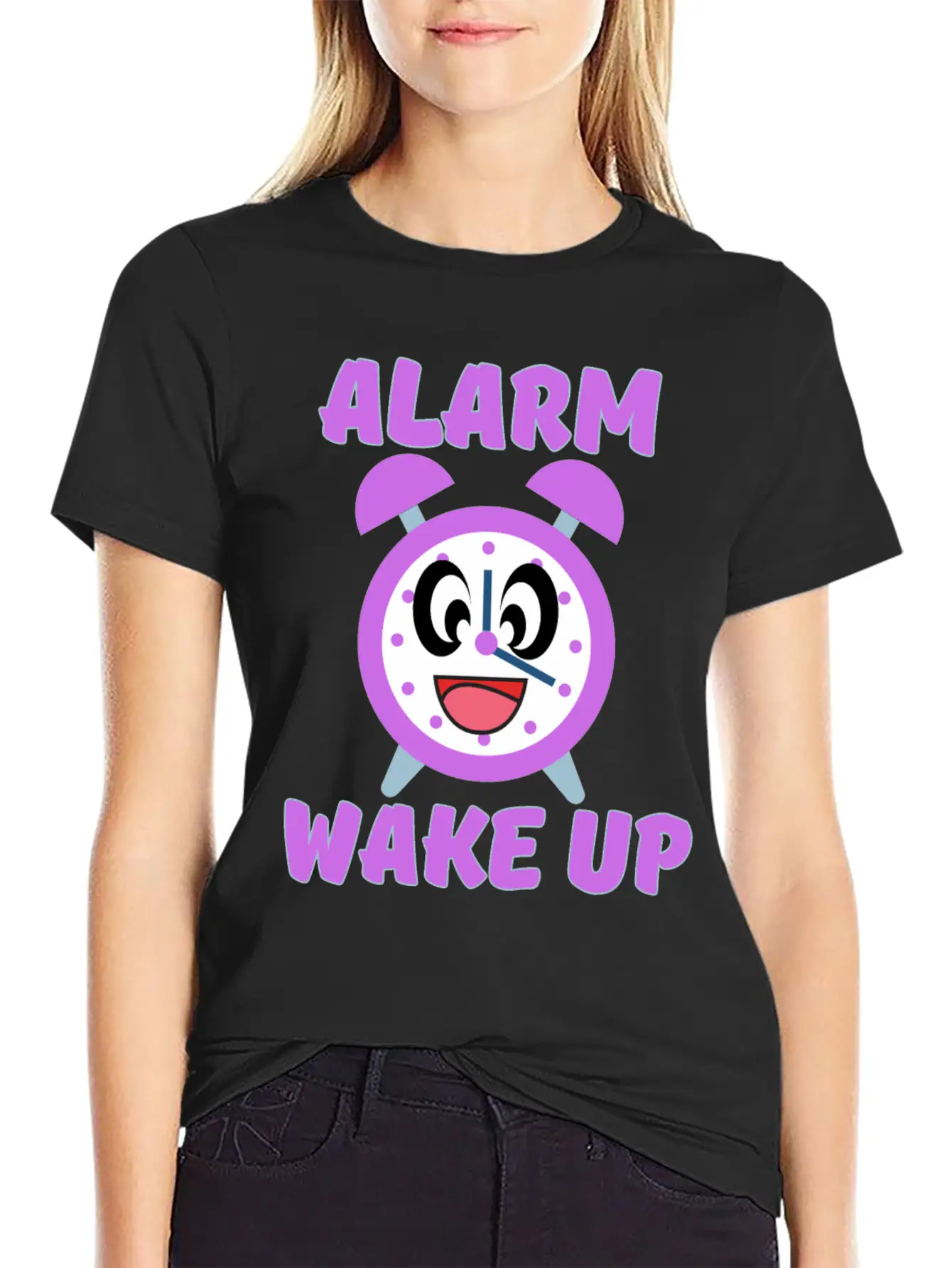 ALARM WAKE UP Relaxed Everyday Tee – Lightweight And Durable Cotton