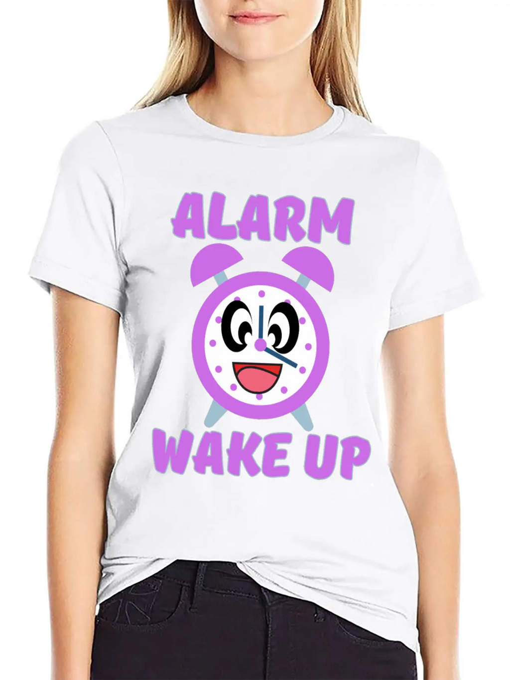 ALARM WAKE UP Relaxed Everyday Tee – Lightweight And Durable Cotton
