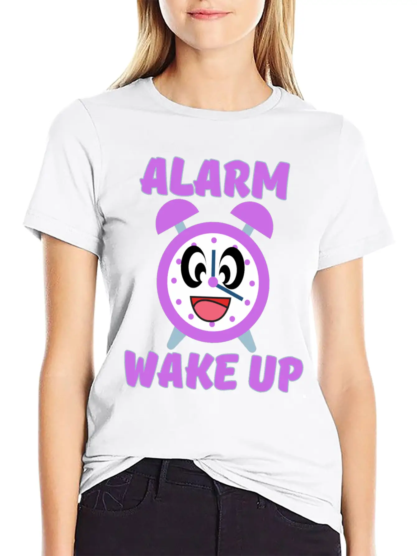 ALARM WAKE UP Relaxed Everyday Tee – Lightweight And Durable Cotton