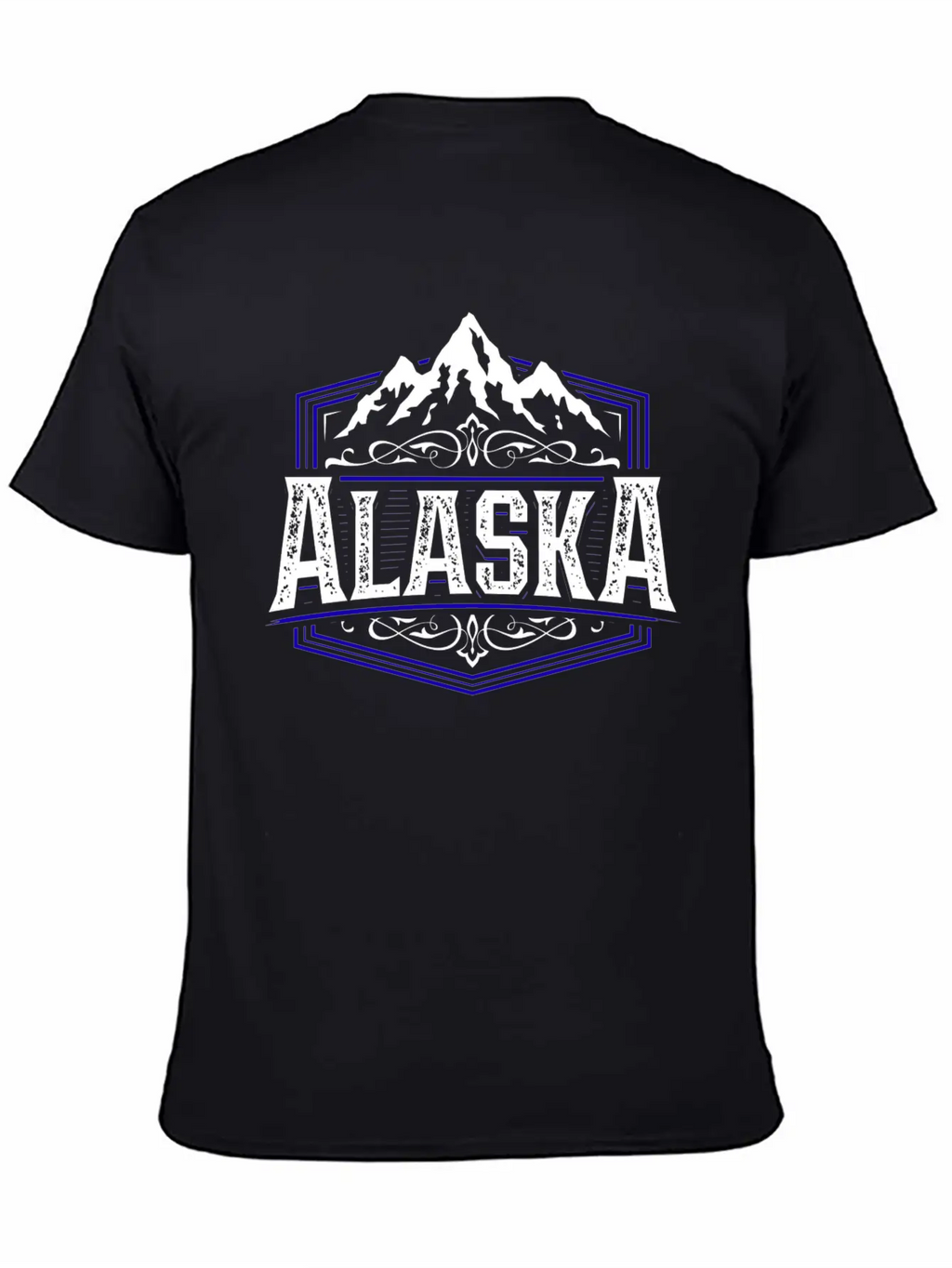 Alaska | Typography Badge Breathable Graphic T-Shirt – Perfect For Casual Days