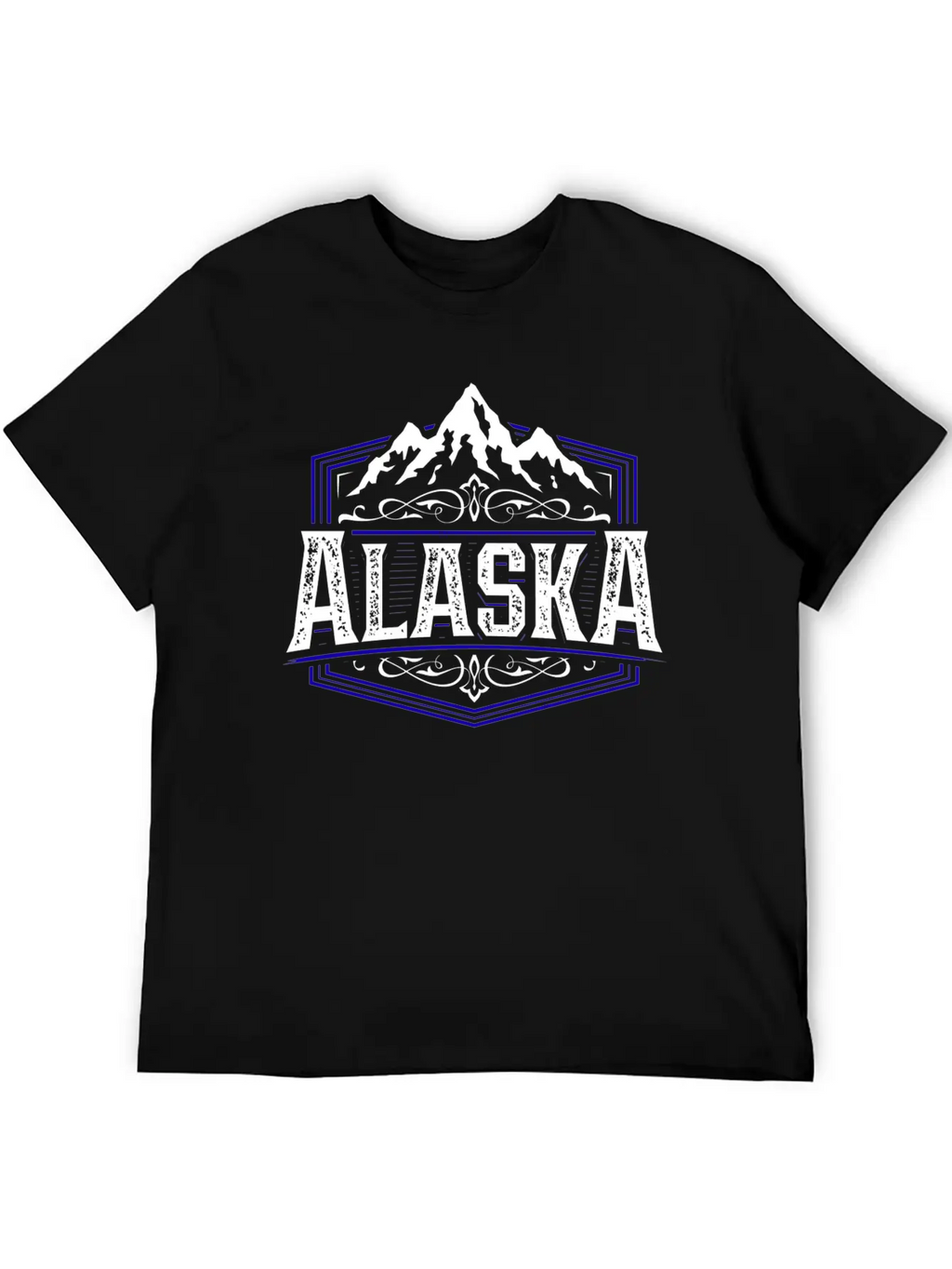 Alaska | Typography Badge Breathable Graphic T-Shirt – Perfect For Casual Days