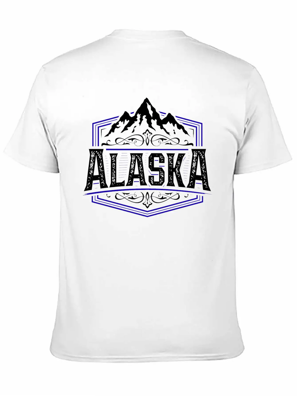 Alaska | Typography Badge Breathable Graphic T-Shirt – Perfect For Casual Days