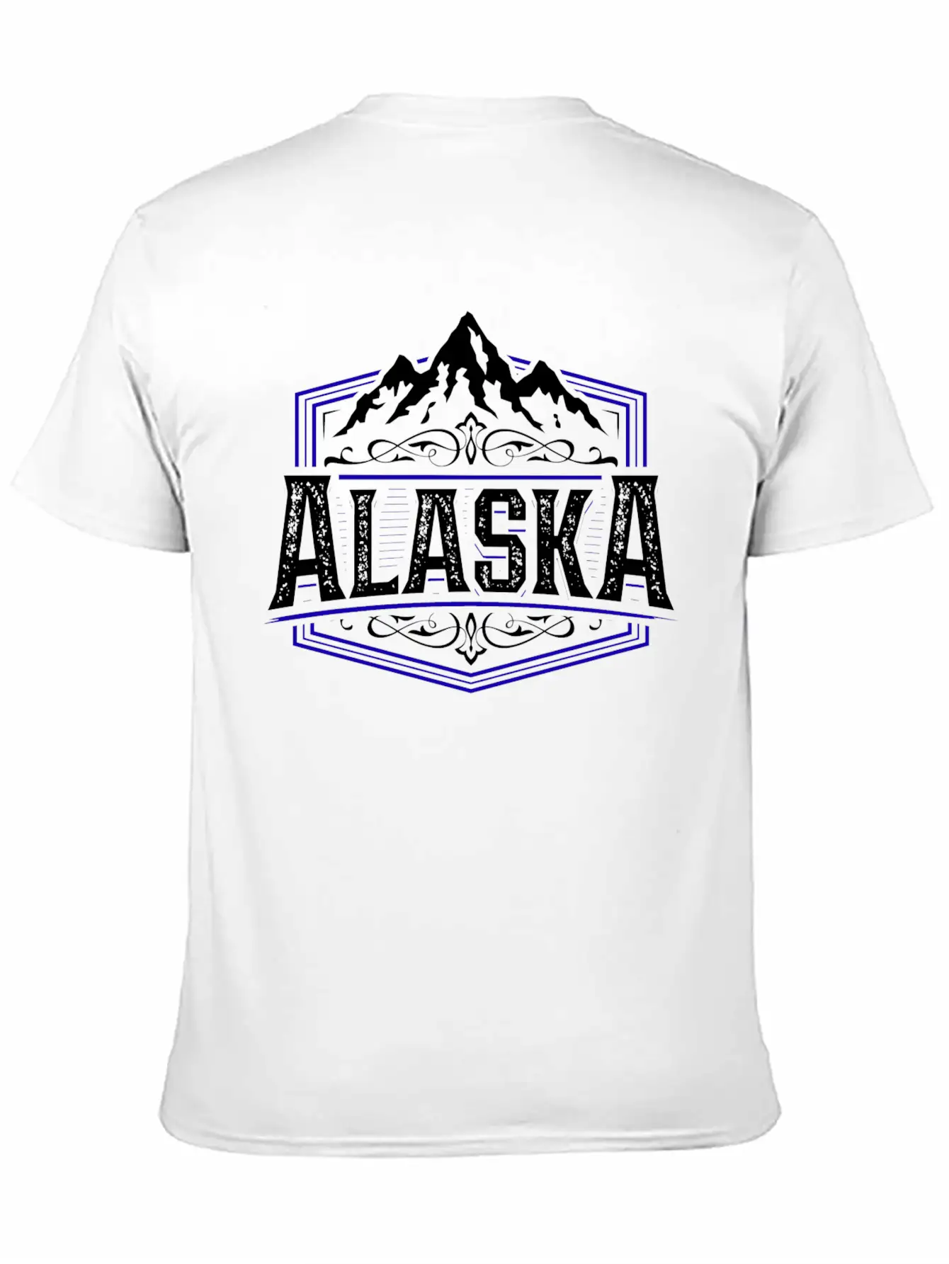 Alaska | Typography Badge Breathable Graphic T-Shirt – Perfect For Casual Days