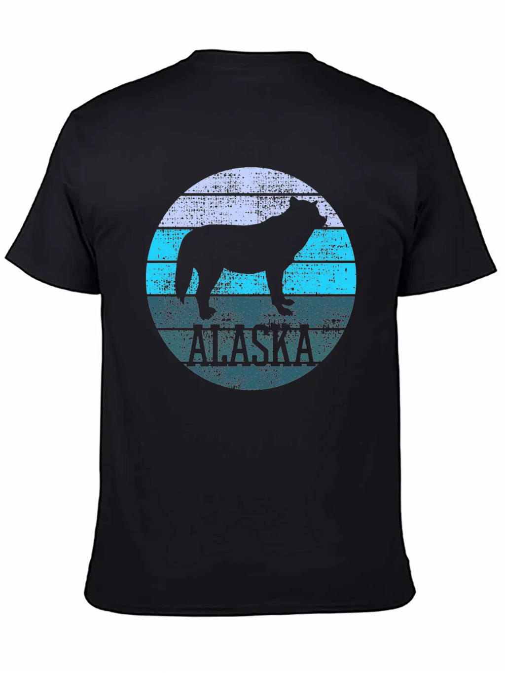 Alaska Wolf Wildlife Breathable Graphic T-Shirt – Perfect For Casual Days