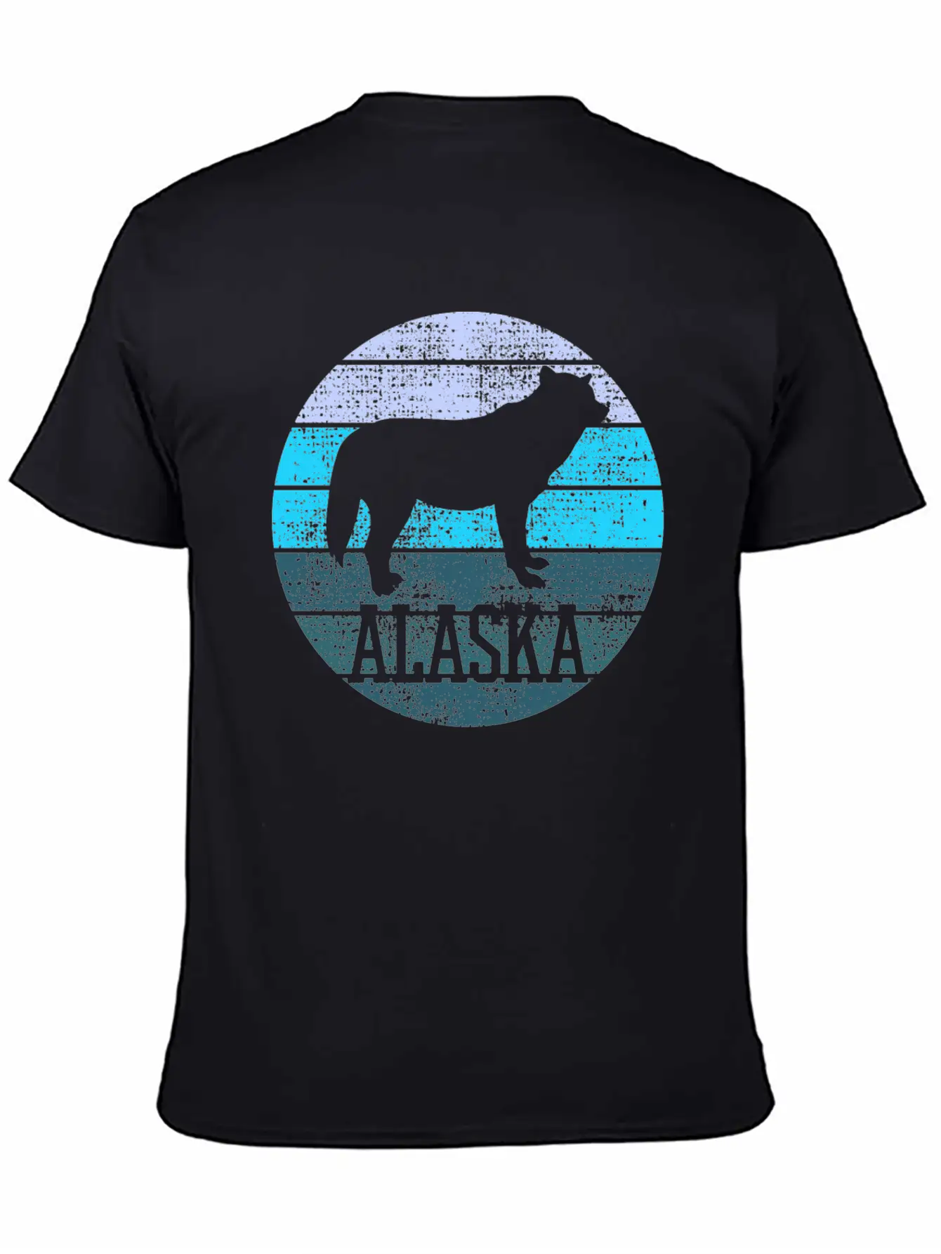 Alaska Wolf Wildlife Breathable Graphic T-Shirt – Perfect For Casual Days
