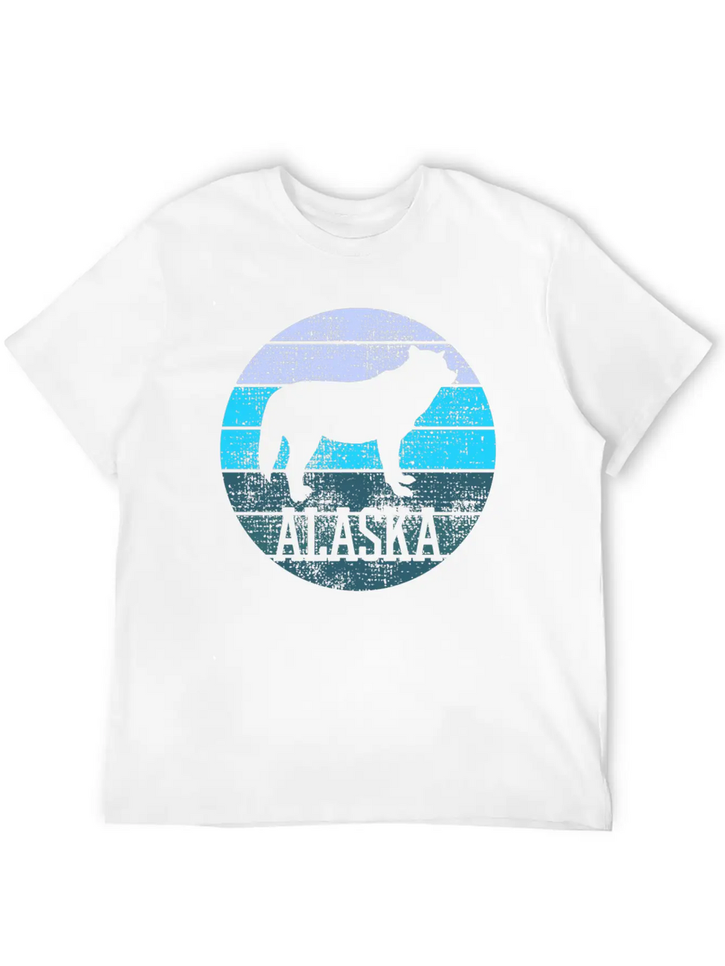 Alaska Wolf Wildlife Breathable Graphic T-Shirt – Perfect For Casual Days