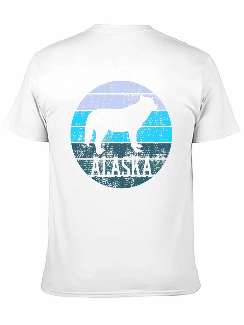 Alaska Wolf Wildlife Breathable Graphic T-Shirt – Perfect For Casual Days