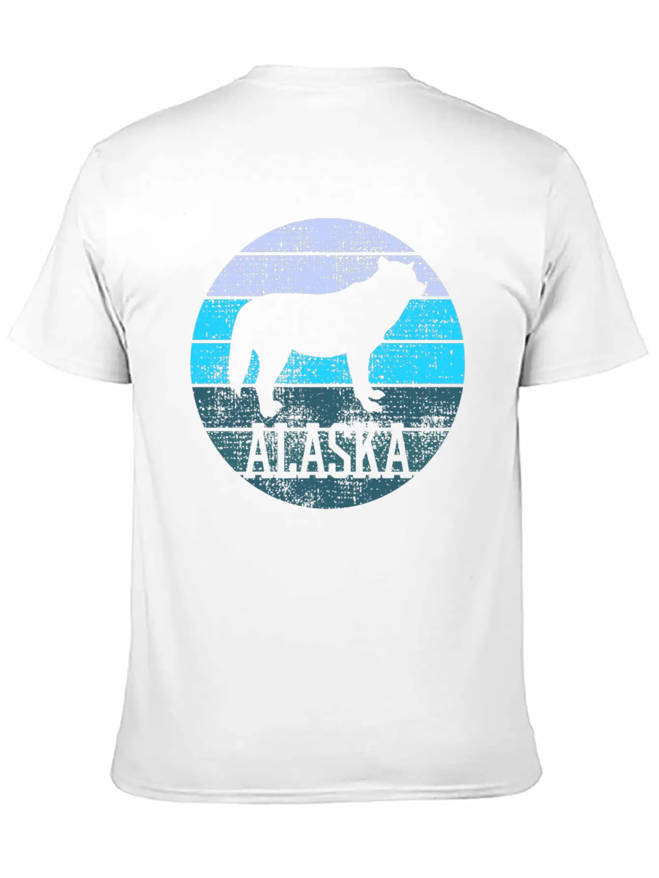 Alaska Wolf Wildlife Breathable Graphic T-Shirt – Perfect For Casual Days