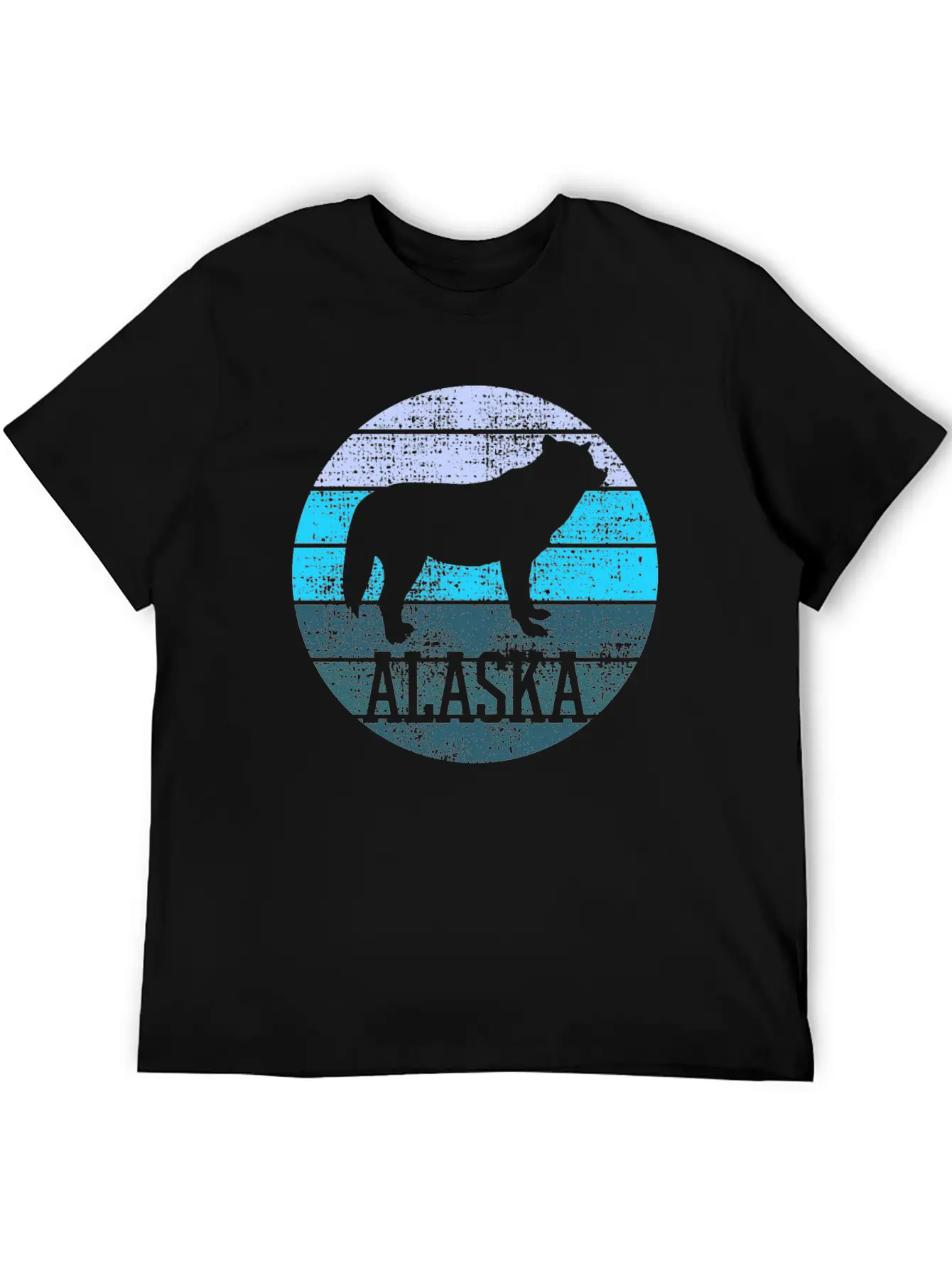 Alaska Wolf Wildlife Breathable Graphic T-Shirt – Perfect For Casual Days