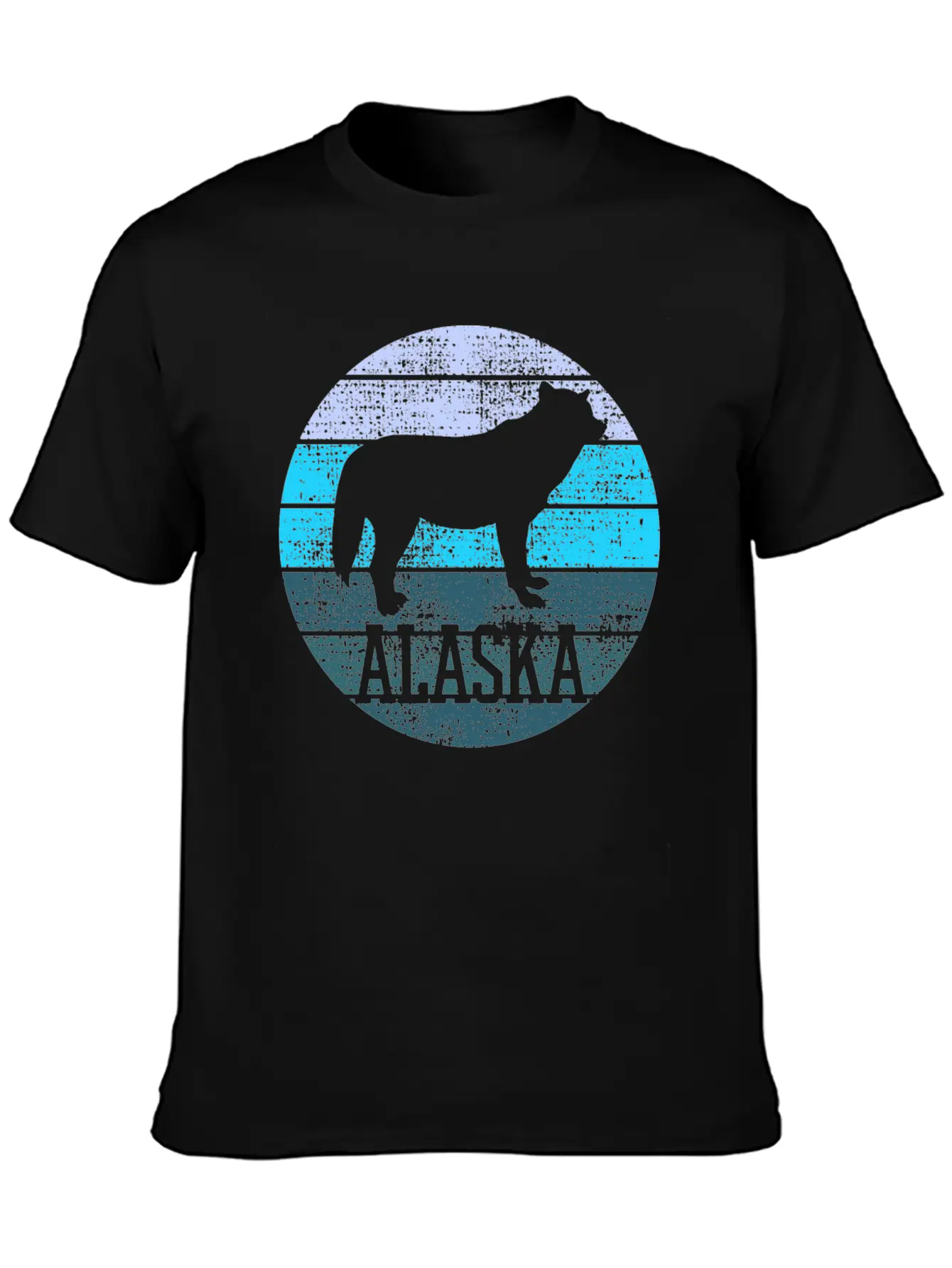 Alaska Wolf Wildlife Breathable Graphic T-Shirt – Perfect For Casual Days