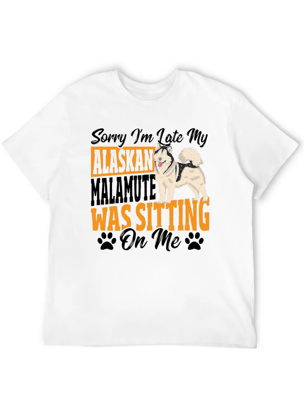 Alaskan Malamute Lover Alaskan Malamute Breed Dog Breathable Soft Cotton T-Shirt – Timeless Casual Look