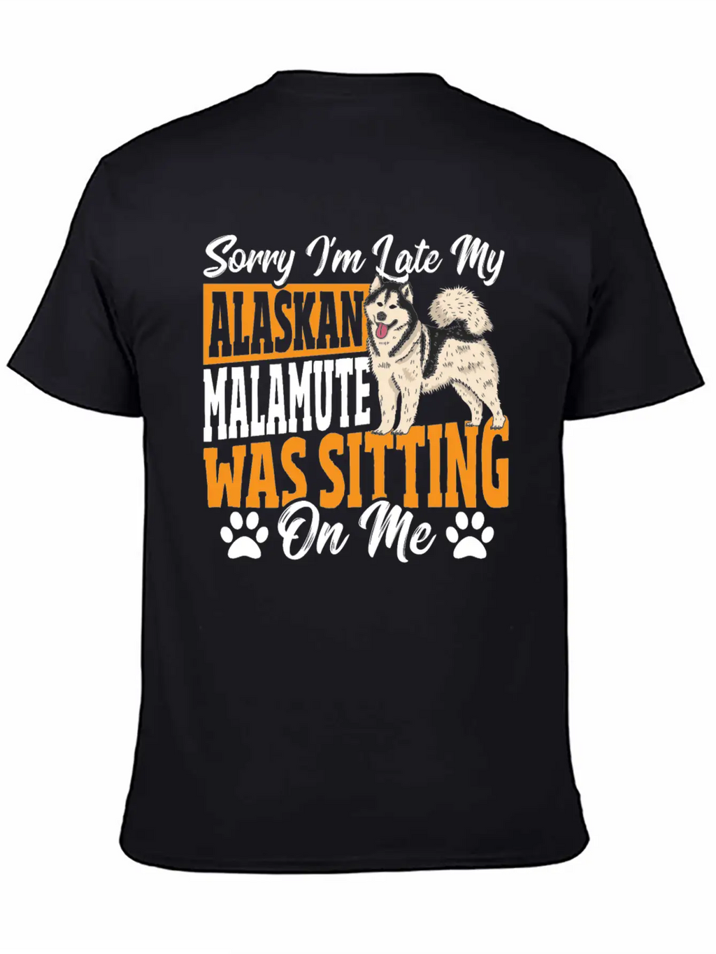 Alaskan Malamute Lover Alaskan Malamute Breed Dog Breathable Soft Cotton T-Shirt – Timeless Casual Look