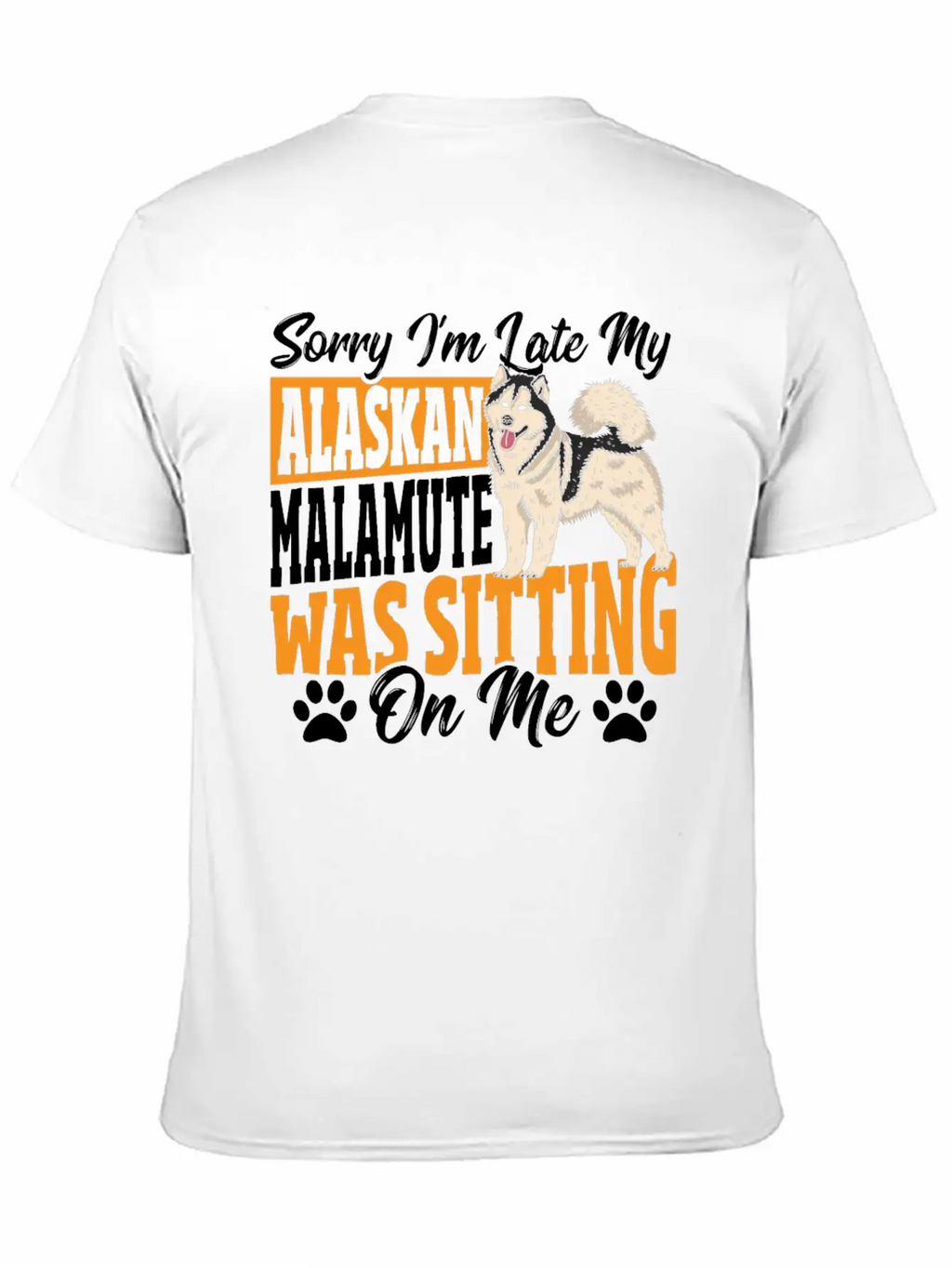 Alaskan Malamute Lover Alaskan Malamute Breed Dog Classic Crew Neck Graphic Tee – Everyday Minimal Look
