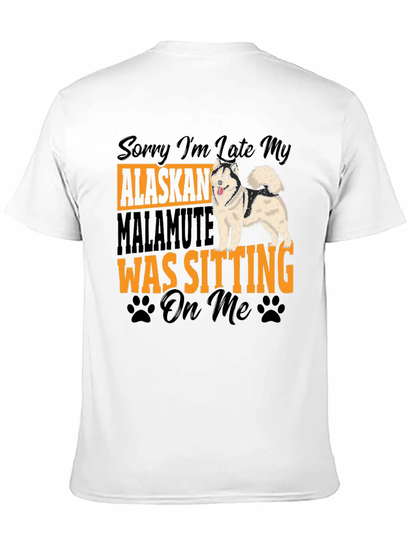 Alaskan Malamute Lover Alaskan Malamute Breed Dog Classic Crew Neck Graphic Tee – Everyday Minimal Look