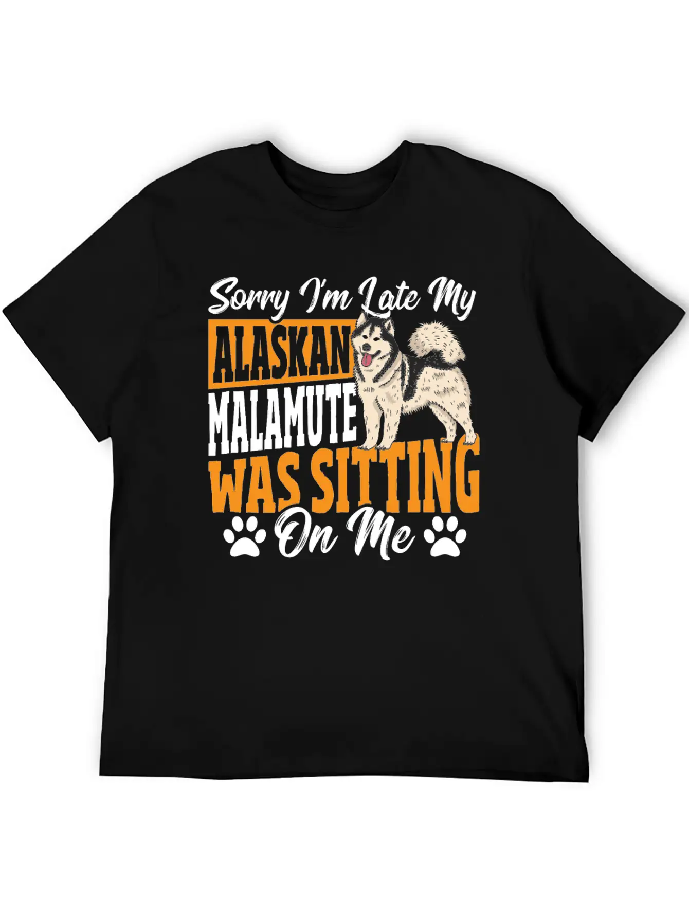Alaskan Malamute Lover Alaskan Malamute Breed Dog Classic Crew Neck Graphic Tee – Everyday Minimal Look