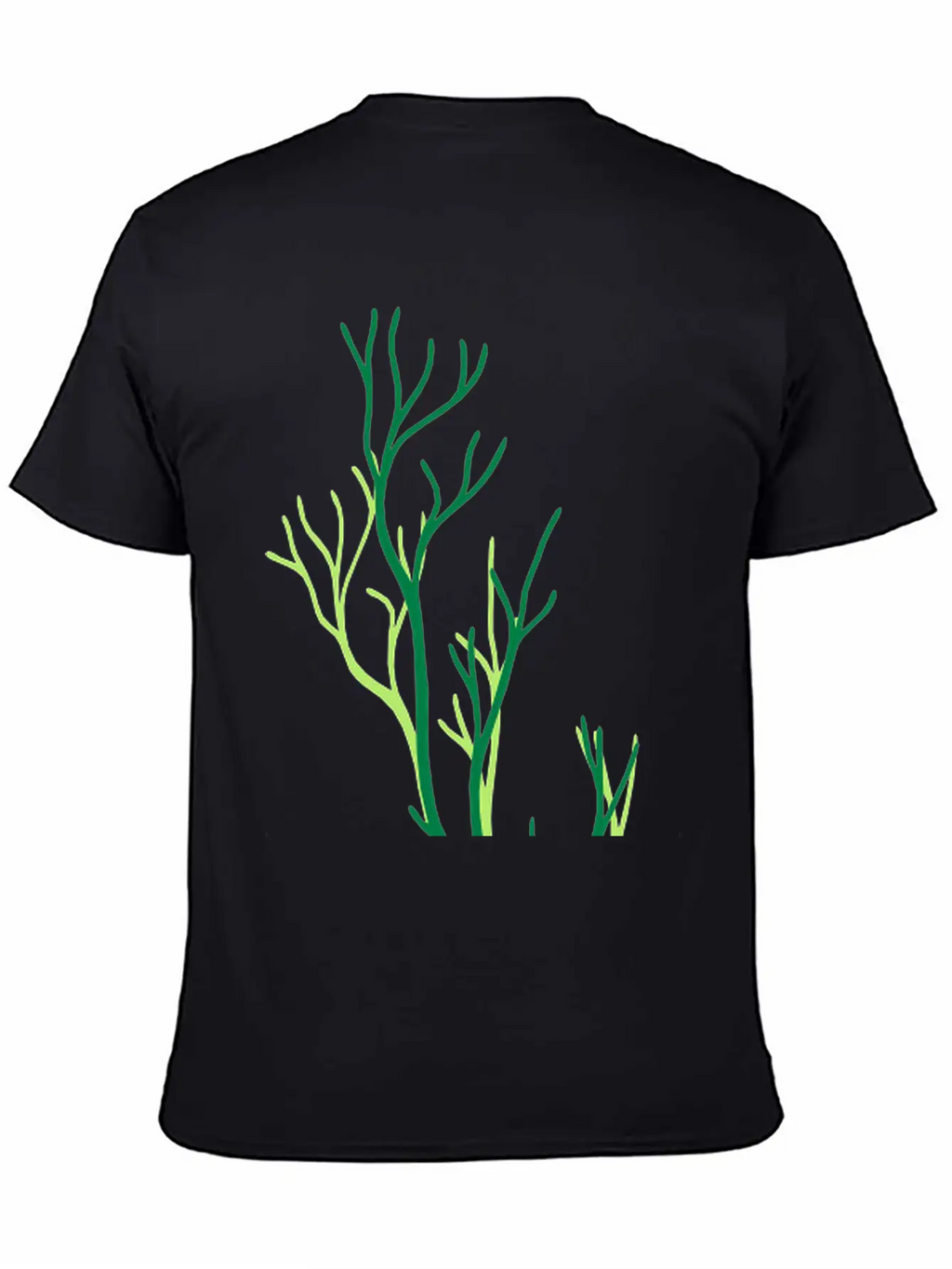 Algae Underwater Coral Tree Branches Plant Grass T Comfortable Minimalist Graphic Tee – Summer Style Essential