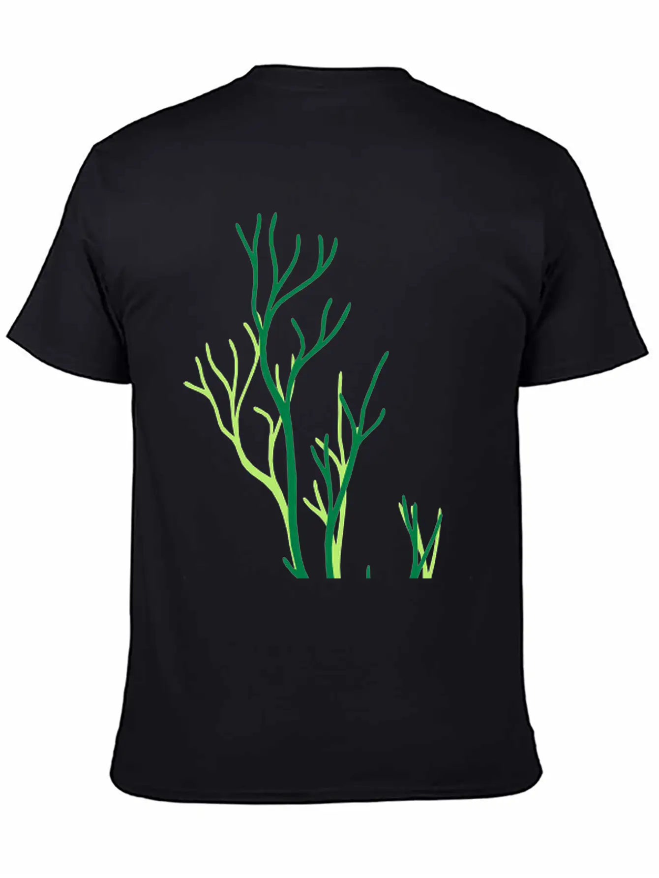 Algae Underwater Coral Tree Branches Plant Grass T Comfortable Minimalist Graphic Tee – Summer Style Essential