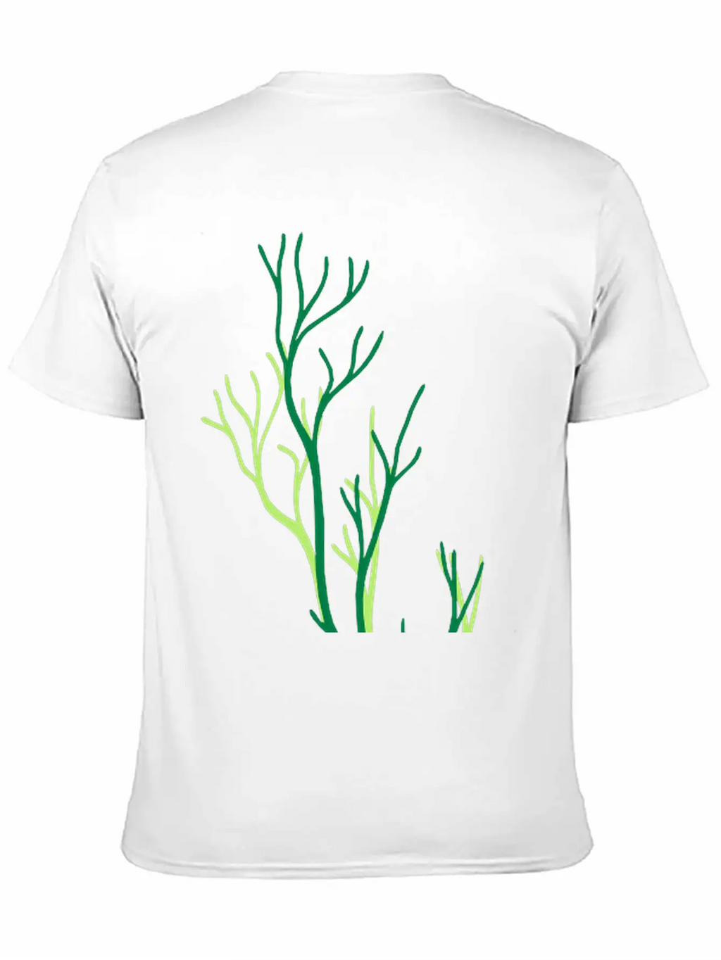 Algae Underwater Coral Tree Branches Plant Grass T Comfortable Minimalist Graphic Tee – Summer Style Essential