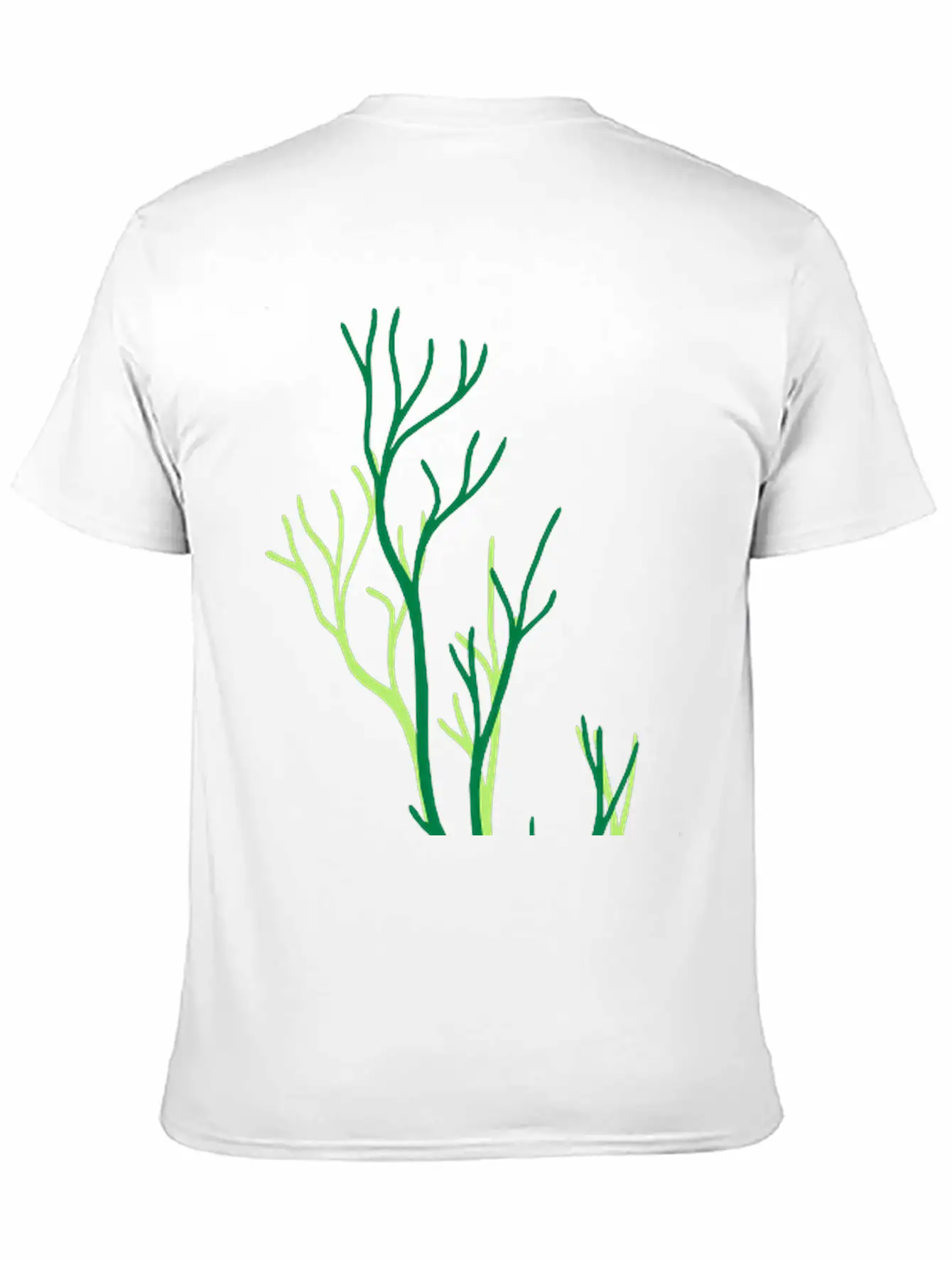 Algae Underwater Coral Tree Branches Plant Grass T Comfortable Minimalist Graphic Tee – Summer Style Essential
