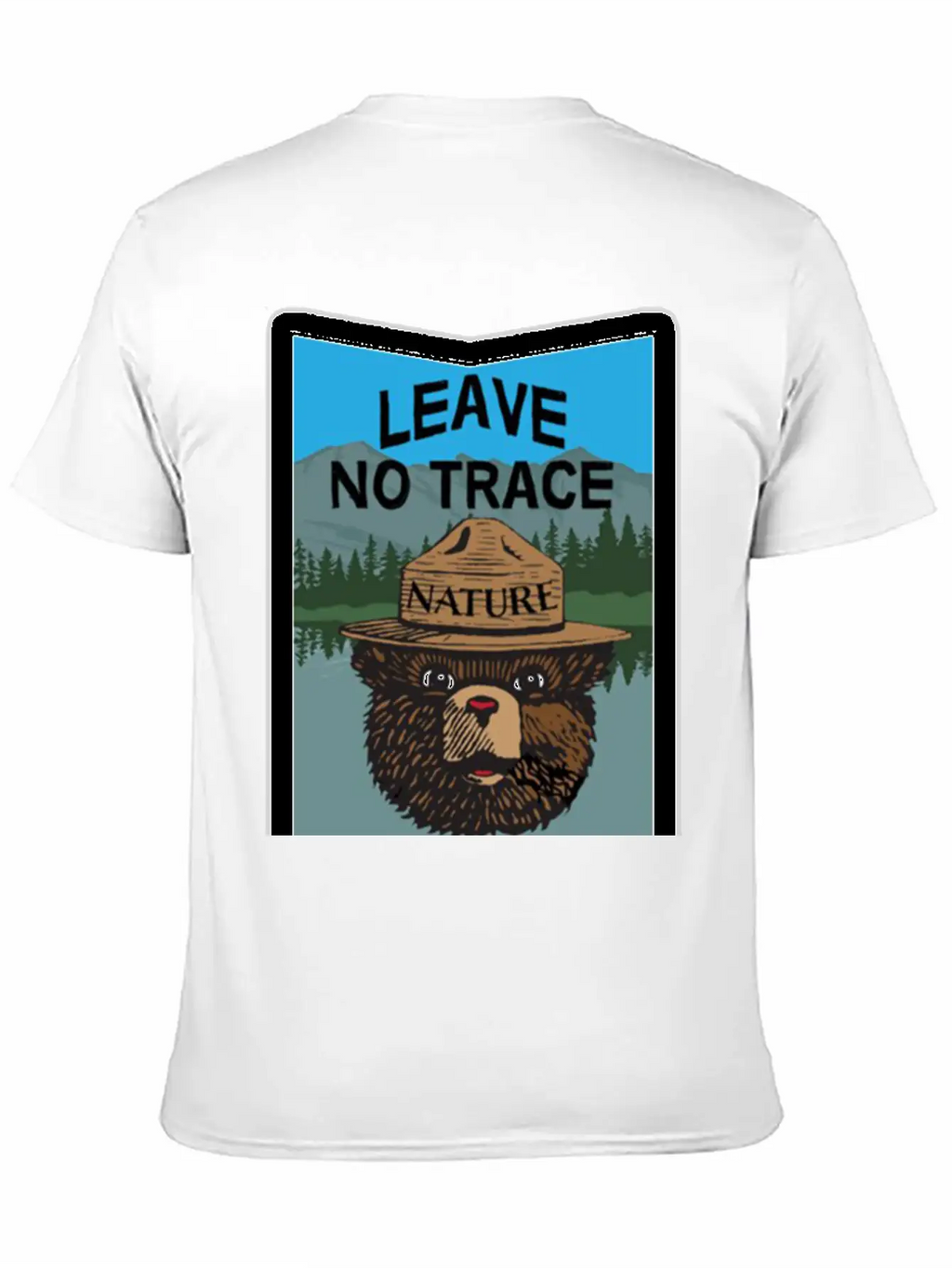 Algonquin Park In Ontario Leave No Trace Classic Crew Neck Graphic Tee – Everyday Minimal Look