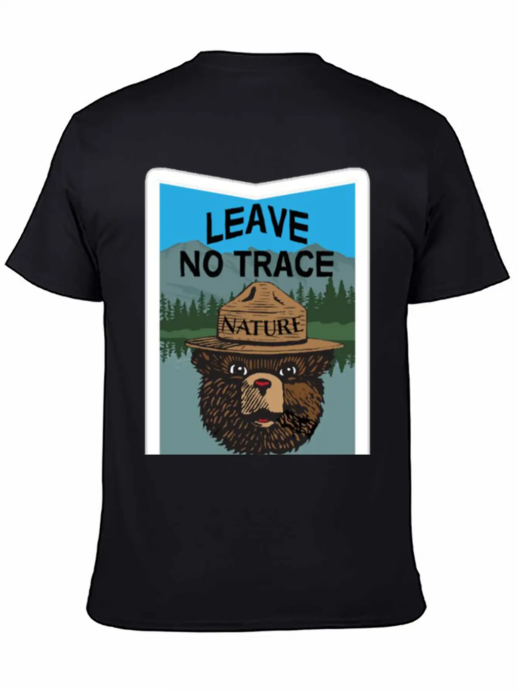 Algonquin Park In Ontario Leave No Trace Classic Crew Neck Graphic Tee – Everyday Minimal Look