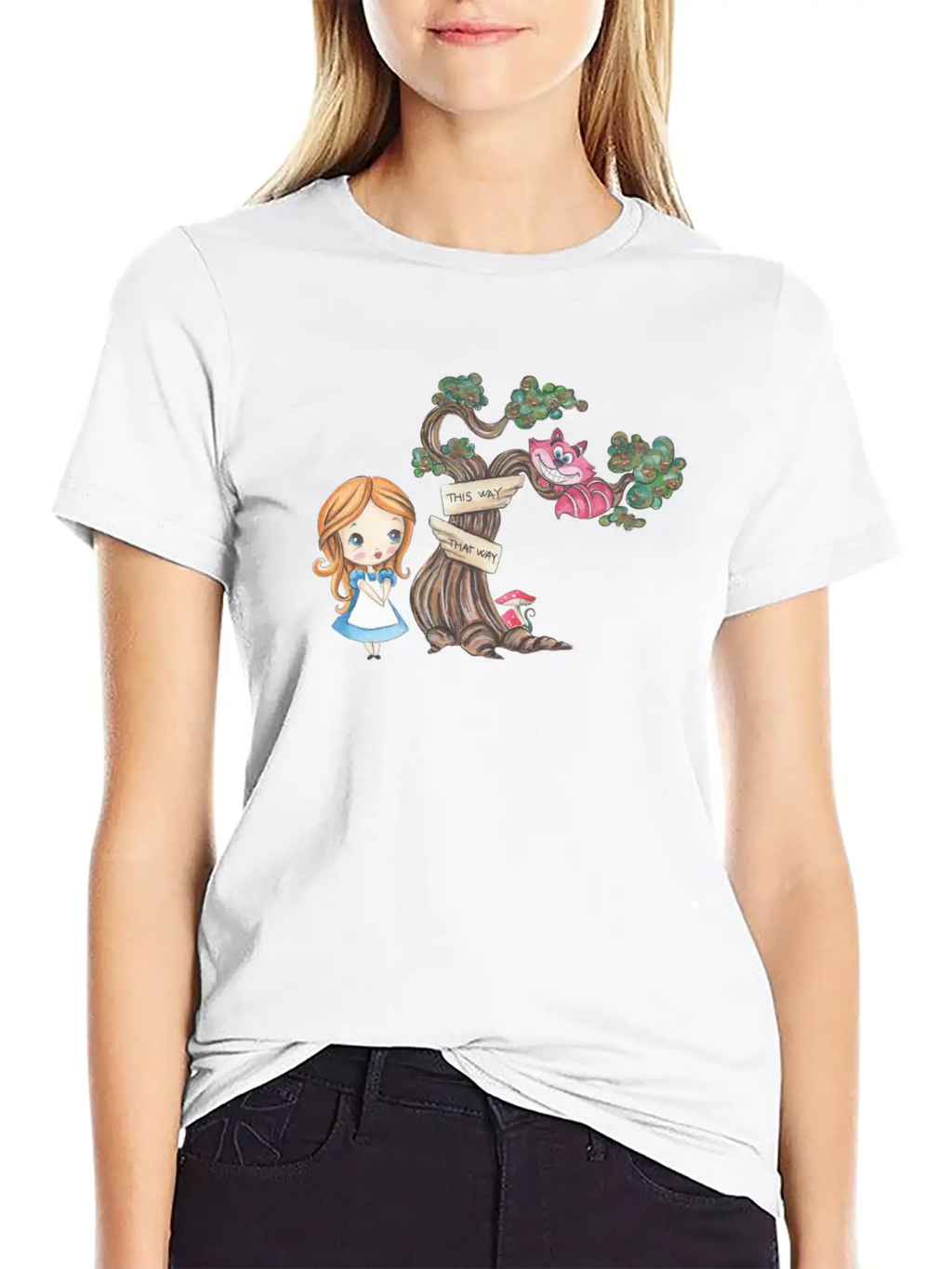 Alice And Cat Timeless Short Sleeve Tee – Comfy And Minimalist Design