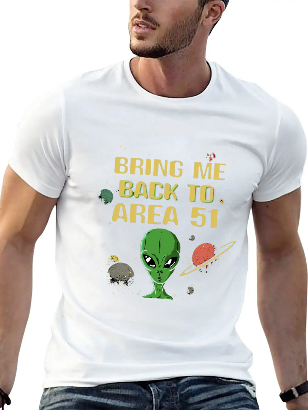 Alien Galaxy Ufo Extraterrestrial Spaceship Space Unisex Casual T-Shirt – Clean Design For Daily Comfort