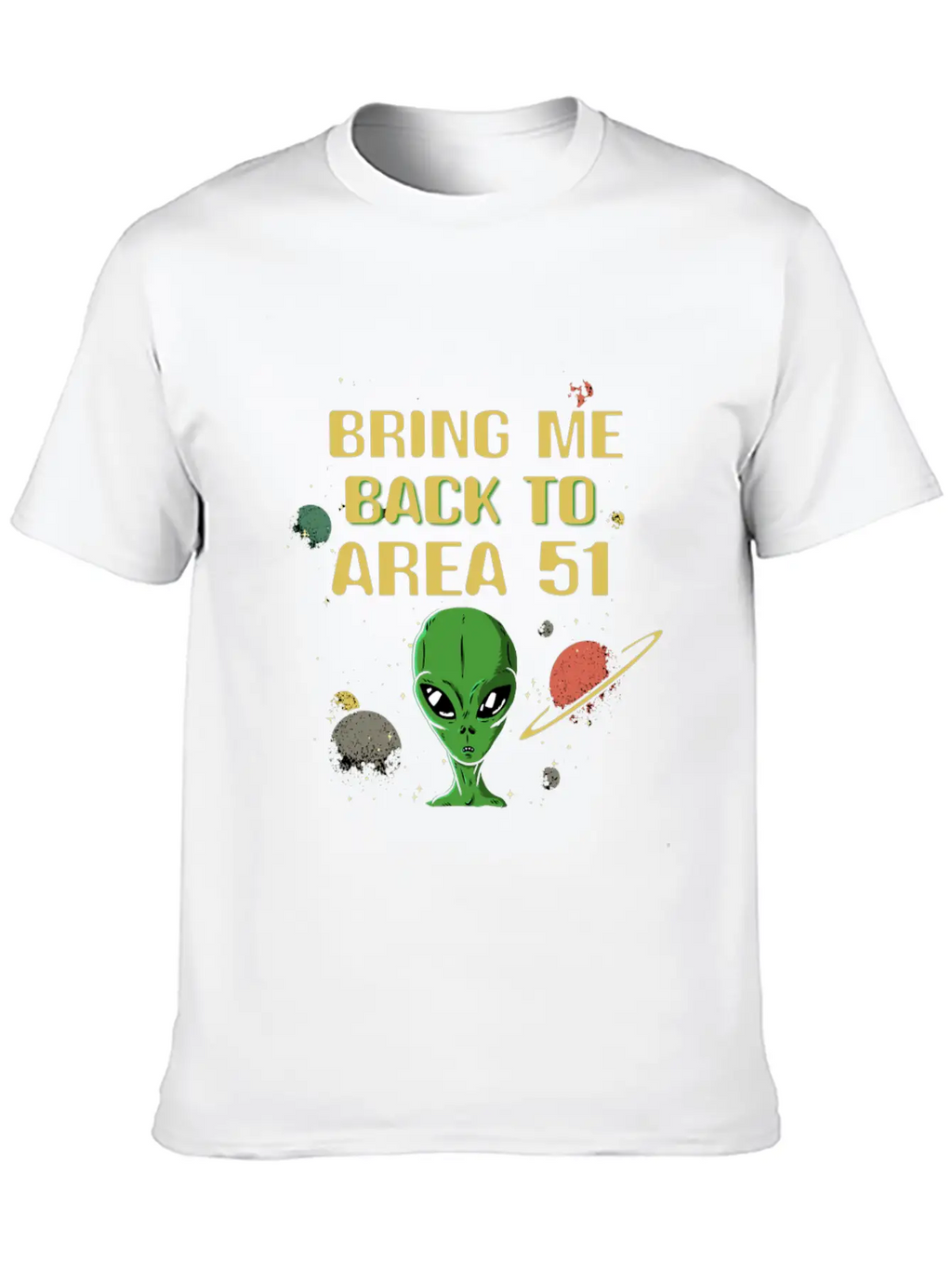 Alien Galaxy Ufo Extraterrestrial Spaceship Space Unisex Casual T-Shirt – Clean Design For Daily Comfort