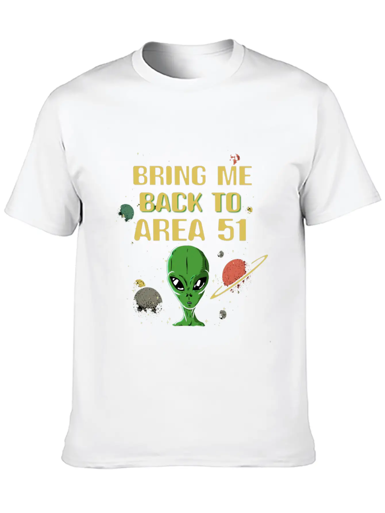 Alien Galaxy Ufo Extraterrestrial Spaceship Space Unisex Casual T-Shirt – Clean Design For Daily Comfort