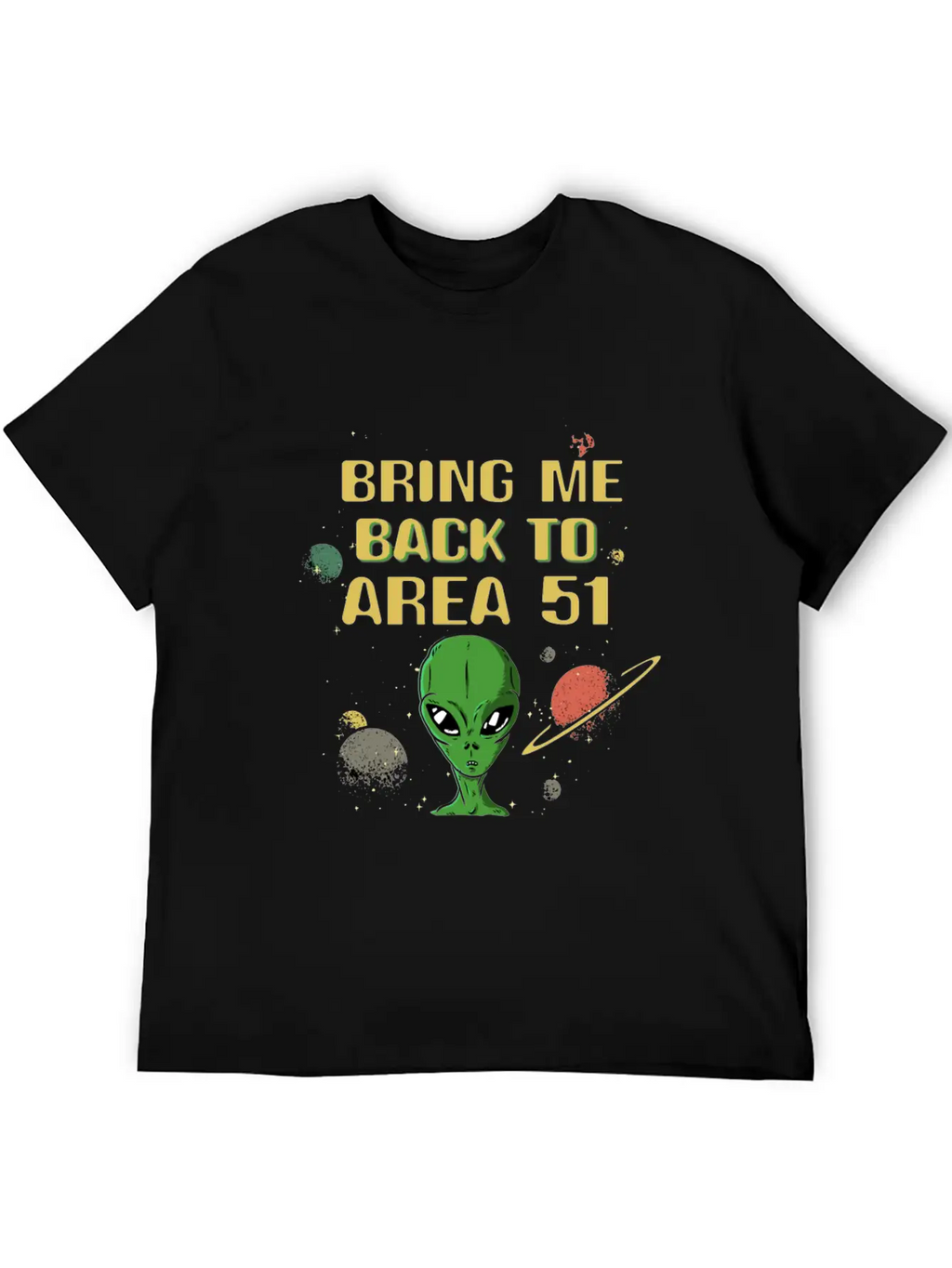 Alien Galaxy Ufo Extraterrestrial Spaceship Space Unisex Casual T-Shirt – Clean Design For Daily Comfort