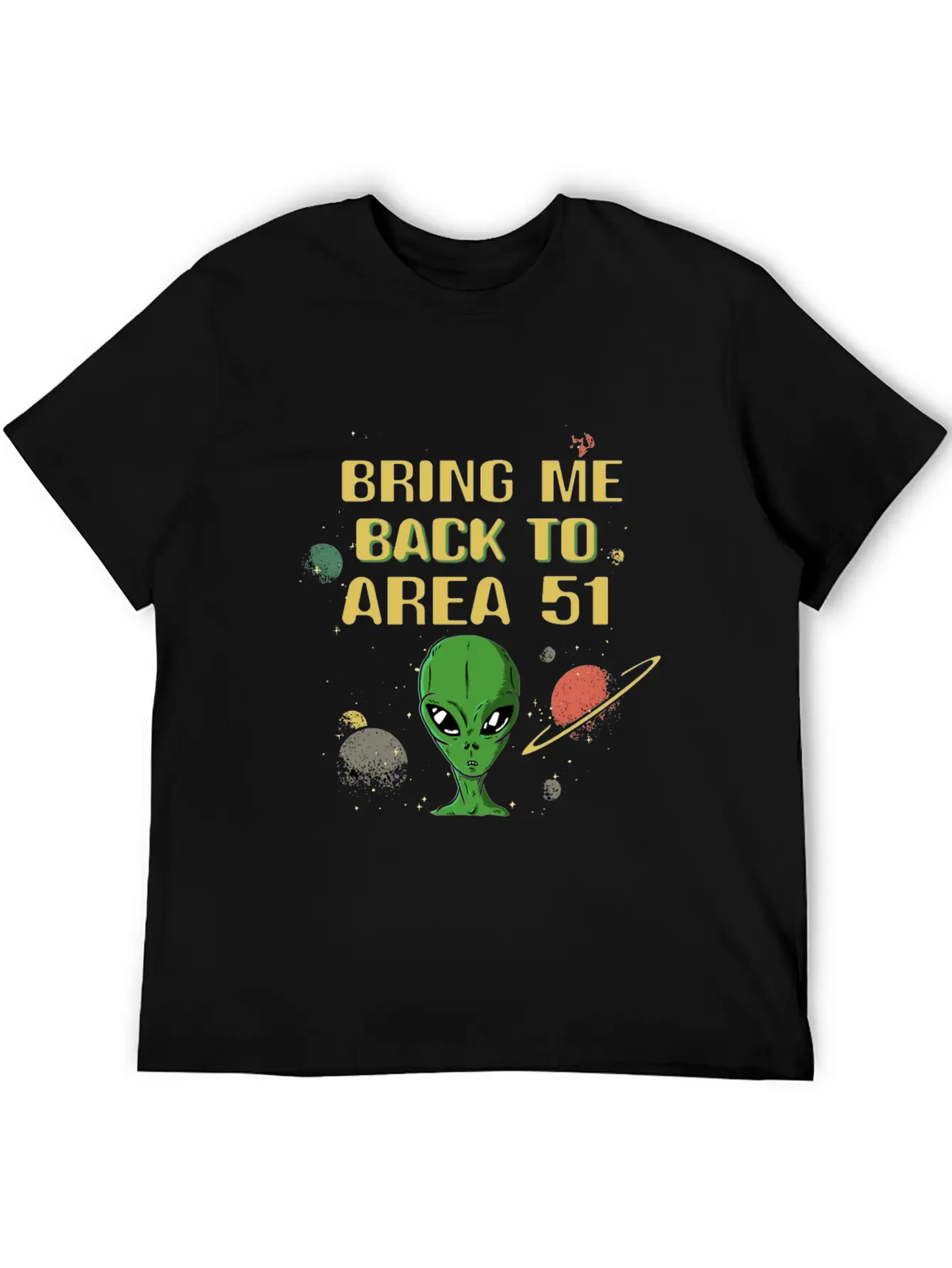 Alien Galaxy Ufo Extraterrestrial Spaceship Space Unisex Casual T-Shirt – Clean Design For Daily Comfort