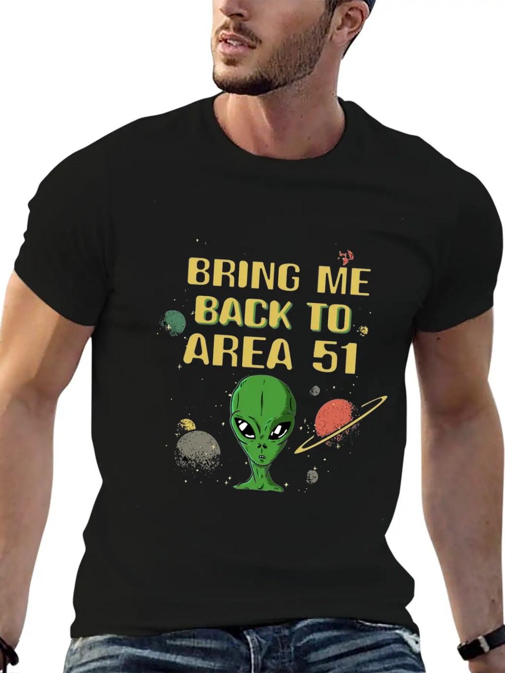 Alien Galaxy Ufo Extraterrestrial Spaceship Space Unisex Casual T-Shirt – Clean Design For Daily Comfort