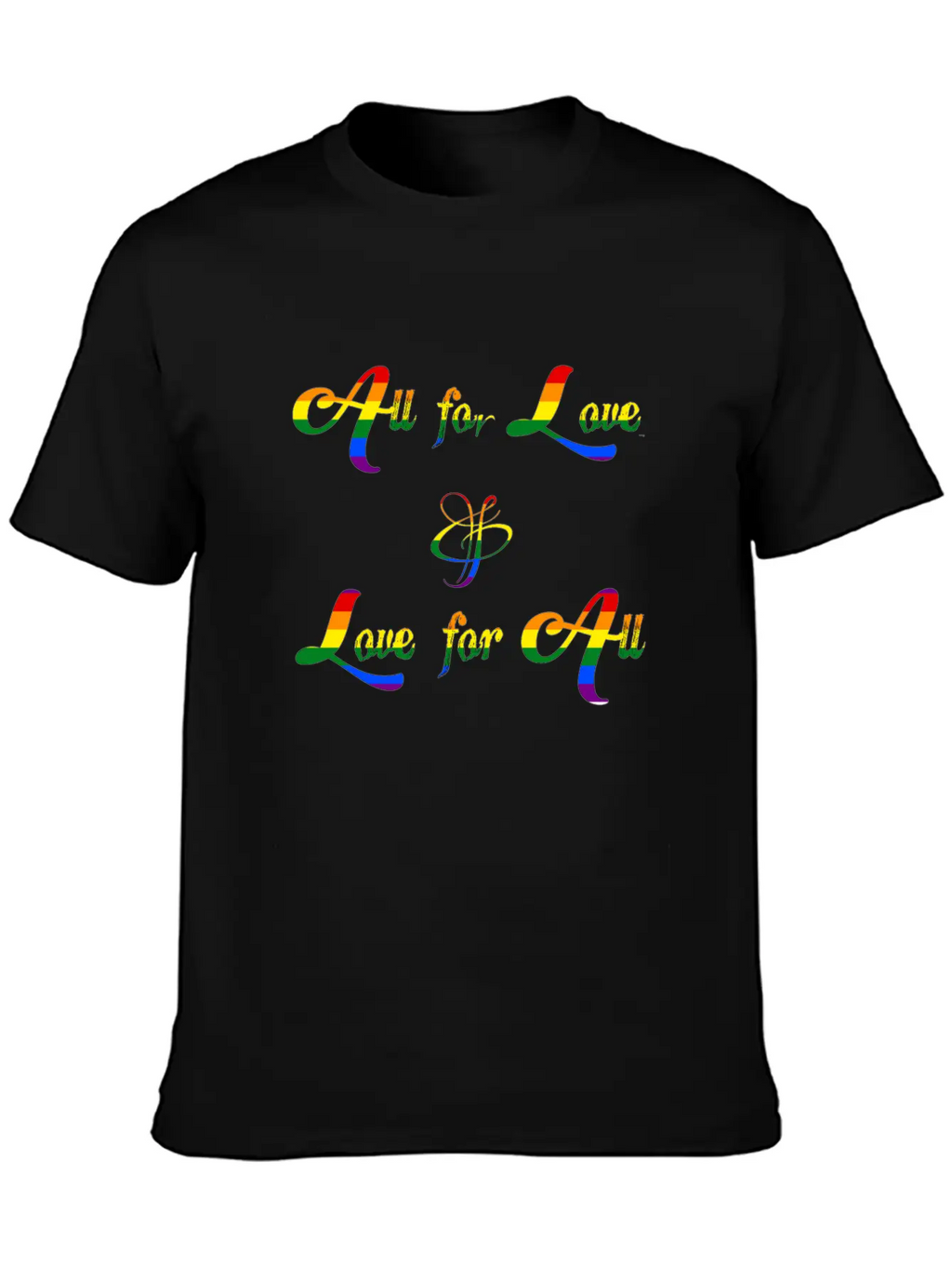 All For Love And Love For All Classic Cotton Tee – Unisex Comfort For Any Season