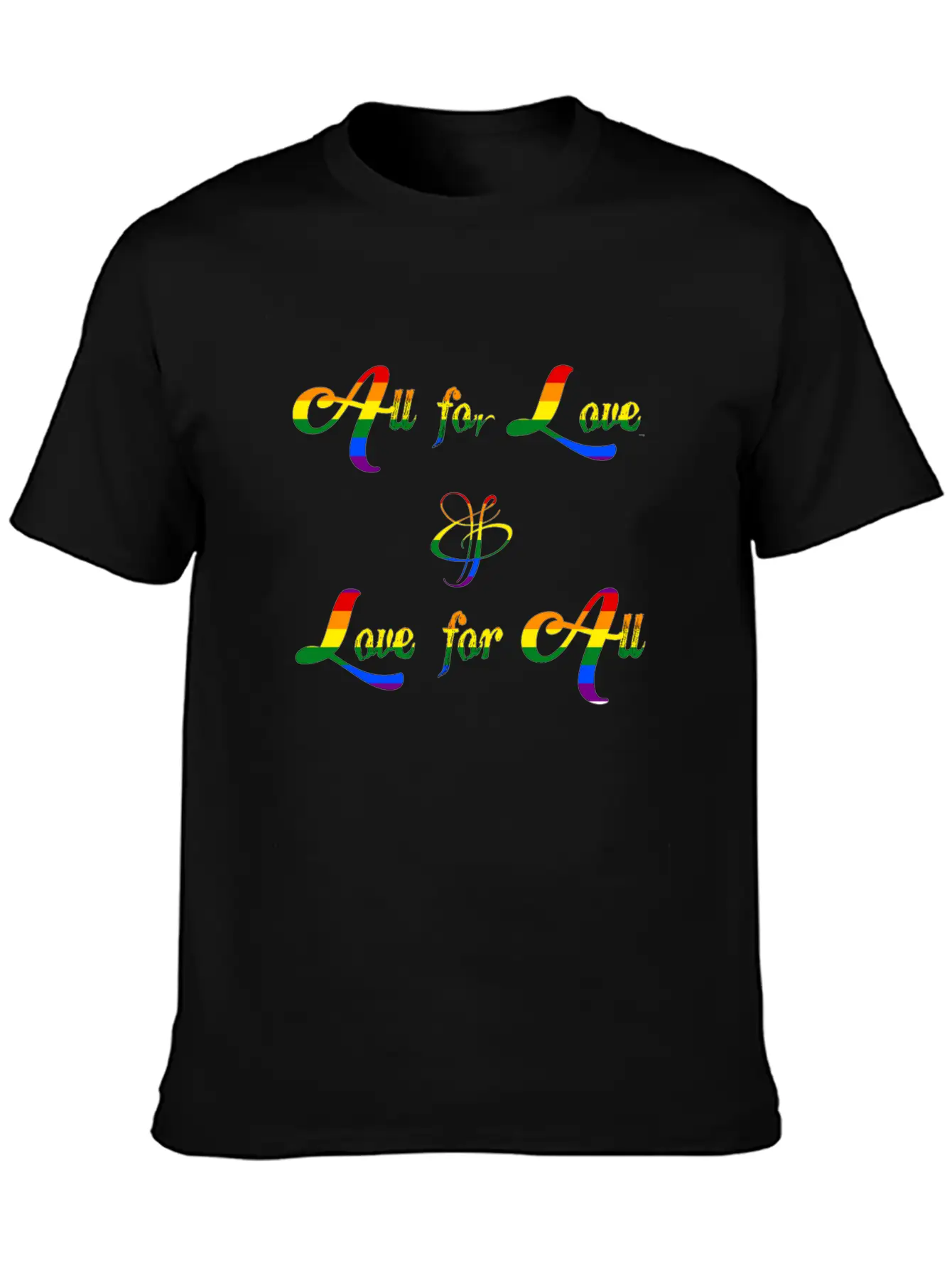 All For Love And Love For All Classic Cotton Tee – Unisex Comfort For Any Season