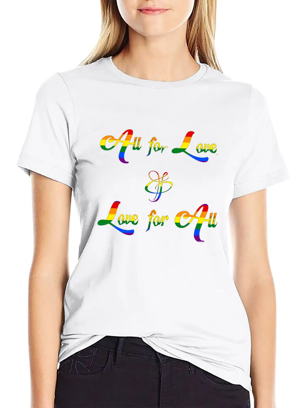 All For Love And Love For All Classic Cotton Tee – Unisex Comfort For Any Season
