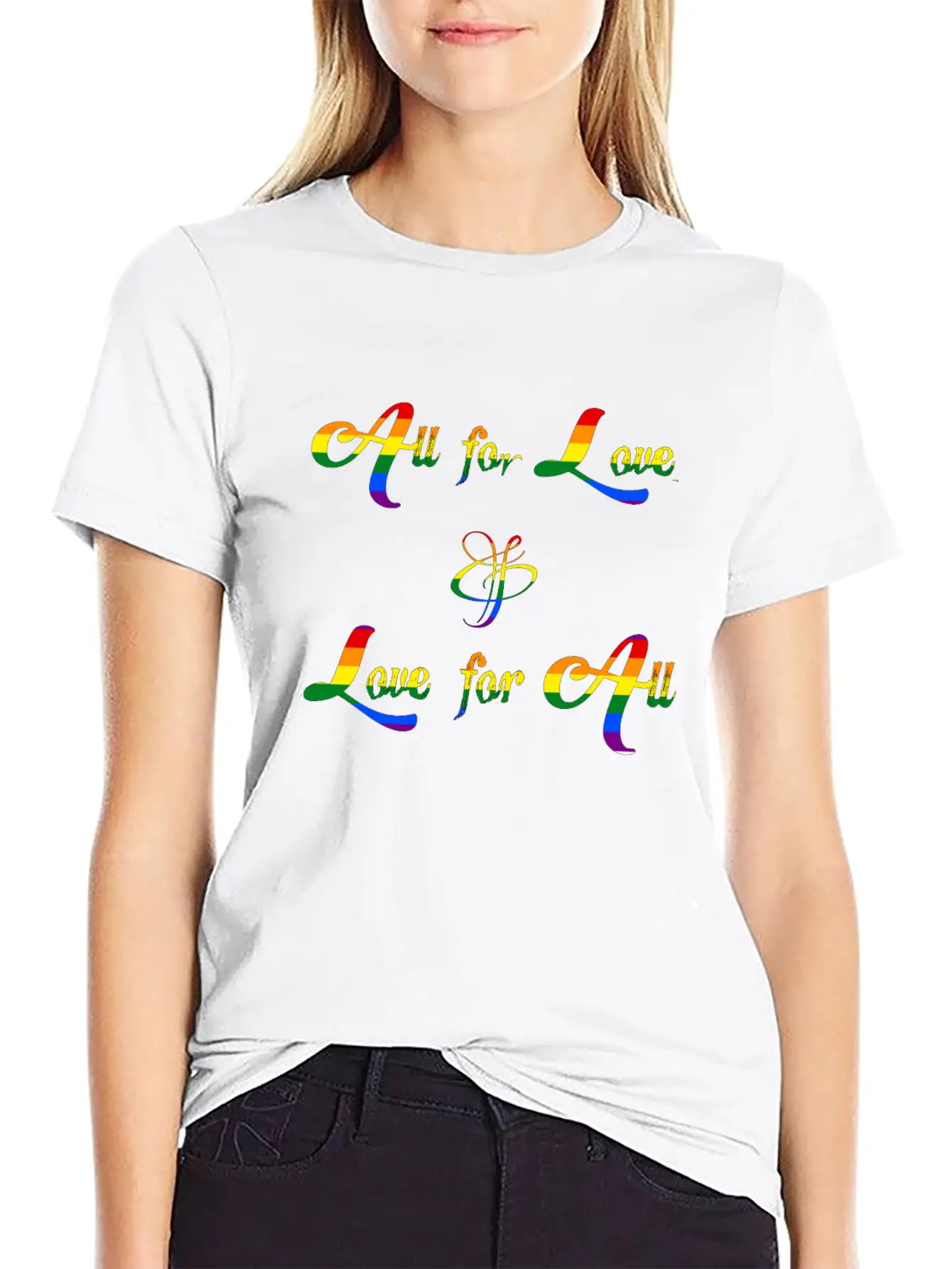 All For Love And Love For All Classic Cotton Tee – Unisex Comfort For Any Season
