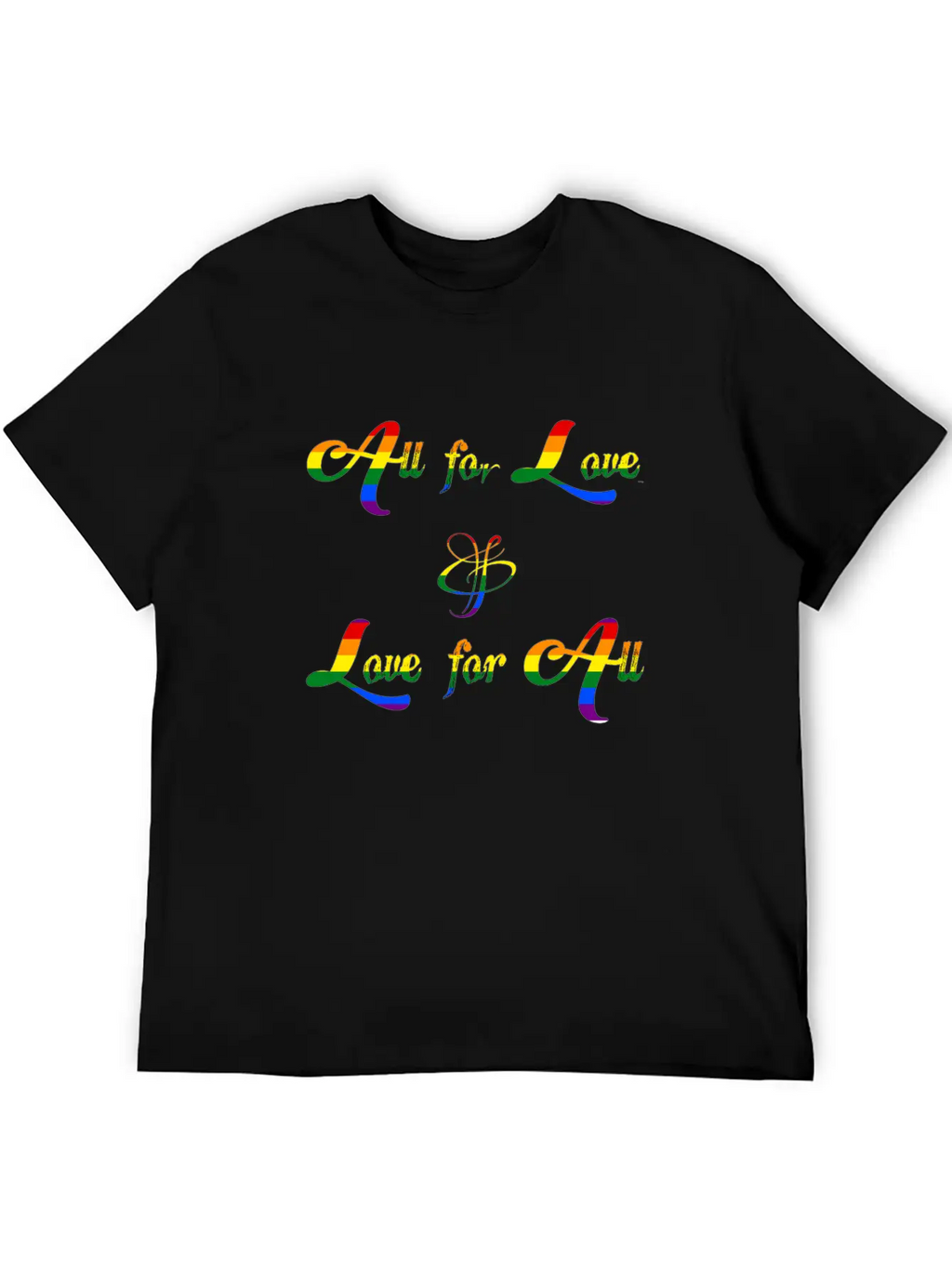 All For Love And Love For All Classic Cotton Tee – Unisex Comfort For Any Season