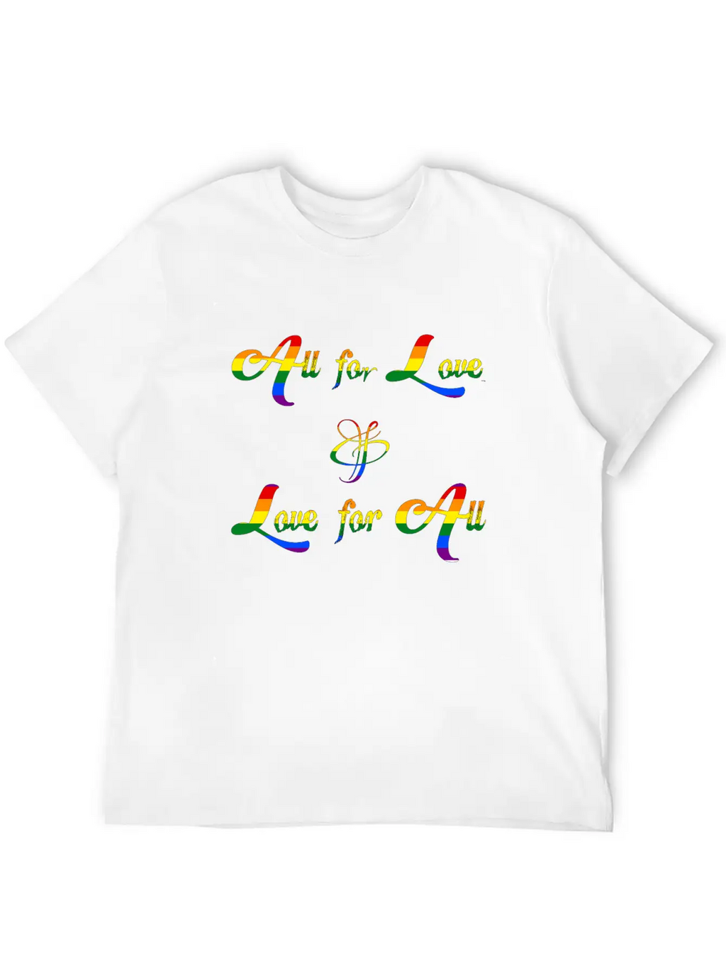 All For Love And Love For All Classic Cotton Tee – Unisex Comfort For Any Season