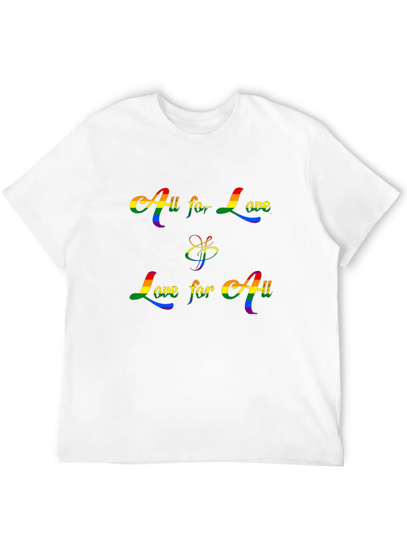 All For Love And Love For All Classic Cotton Tee – Unisex Comfort For Any Season