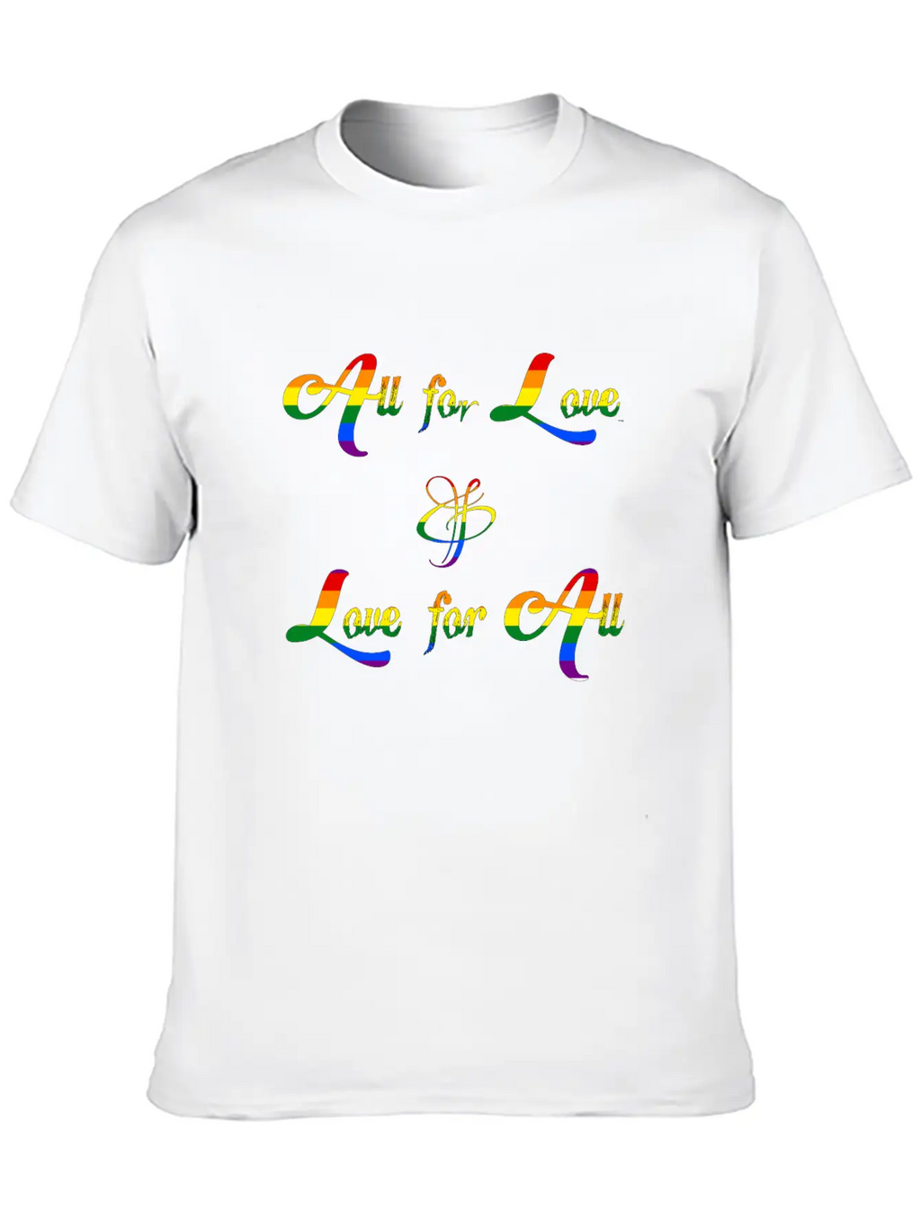 All For Love And Love For All Classic Cotton Tee – Unisex Comfort For Any Season