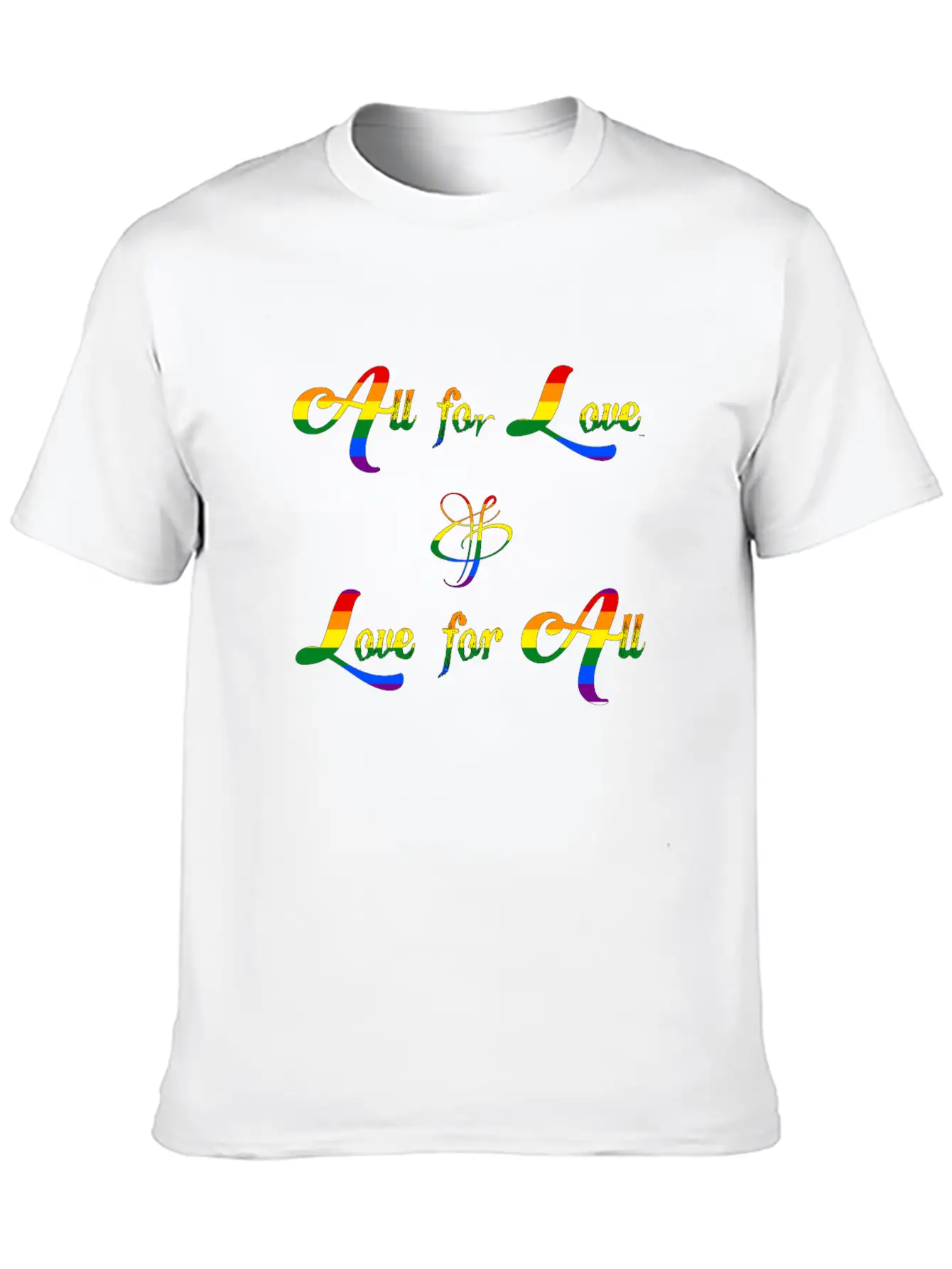 All For Love And Love For All Classic Cotton Tee – Unisex Comfort For Any Season