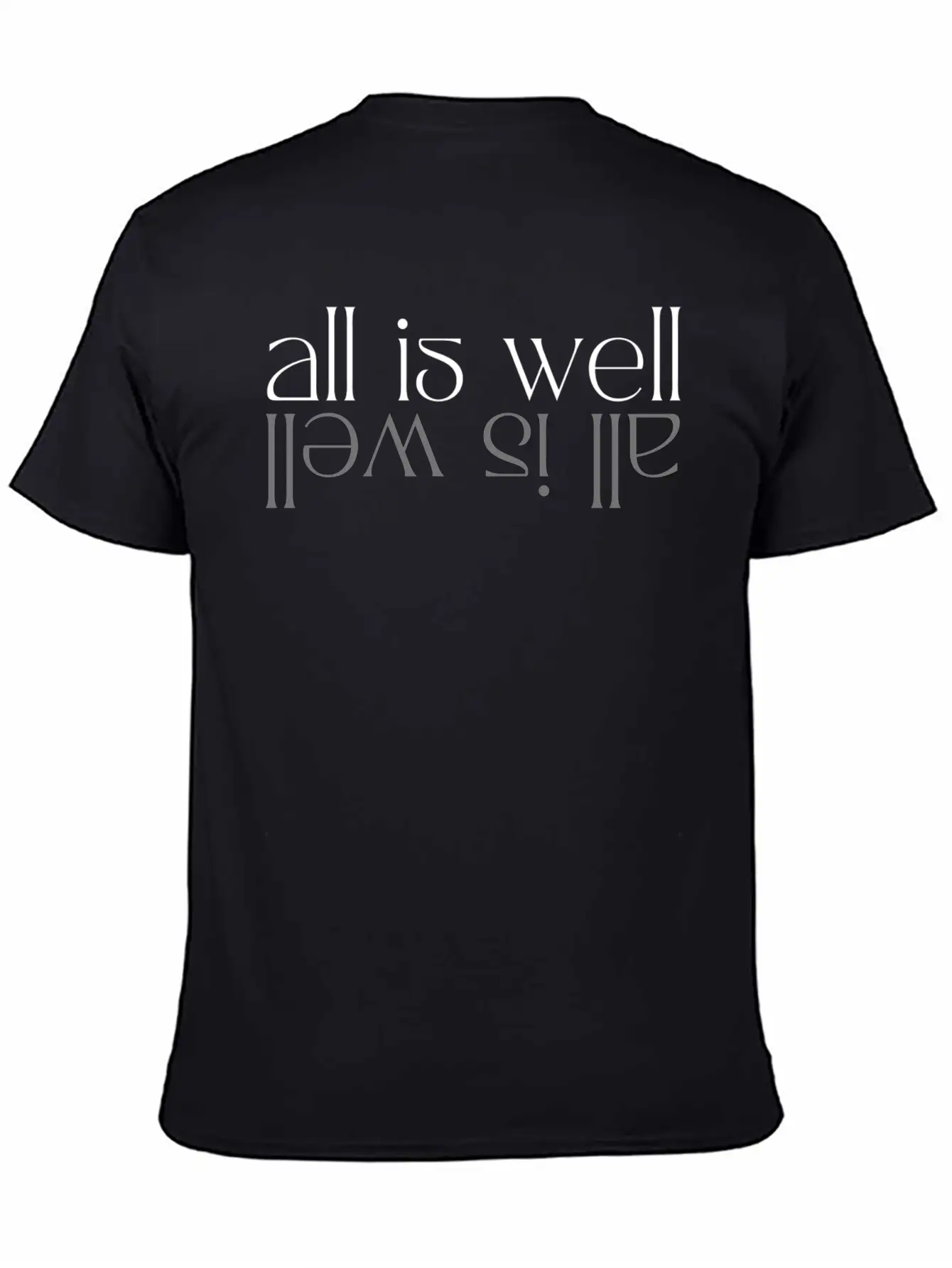 All Is Well Simple Everyday Graphic Tee – Lightweight Summer Wear