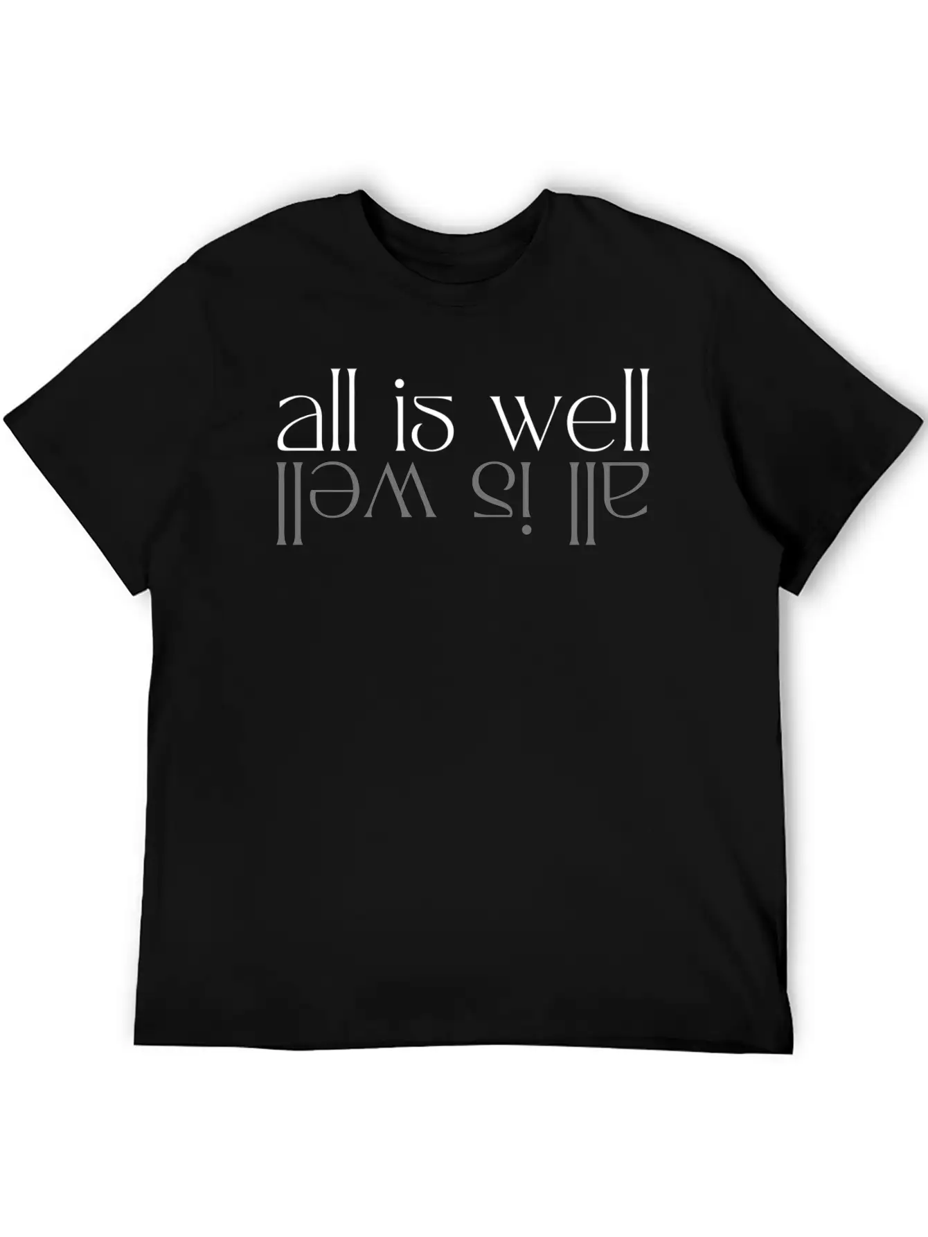 All Is Well Simple Everyday Graphic Tee – Lightweight Summer Wear
