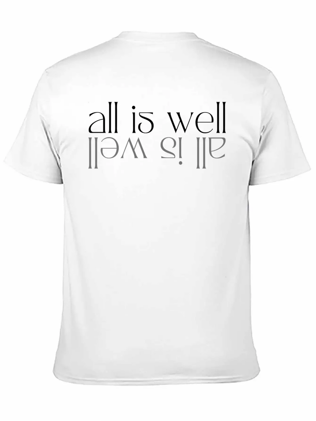 All Is Well Simple Everyday Graphic Tee – Lightweight Summer Wear