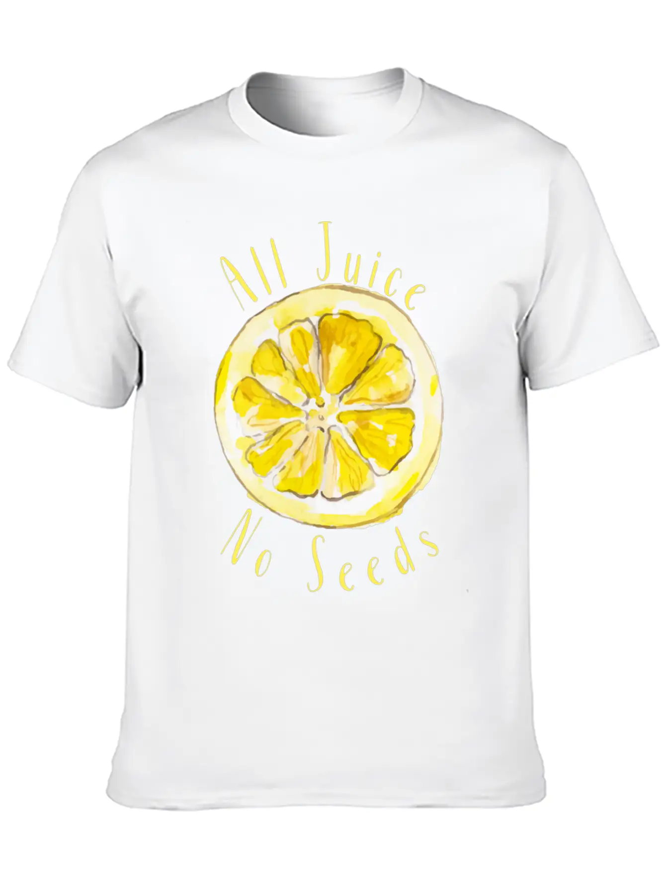 All Juice No Seeds Classic Cotton Tee – Unisex Comfort For Any Season