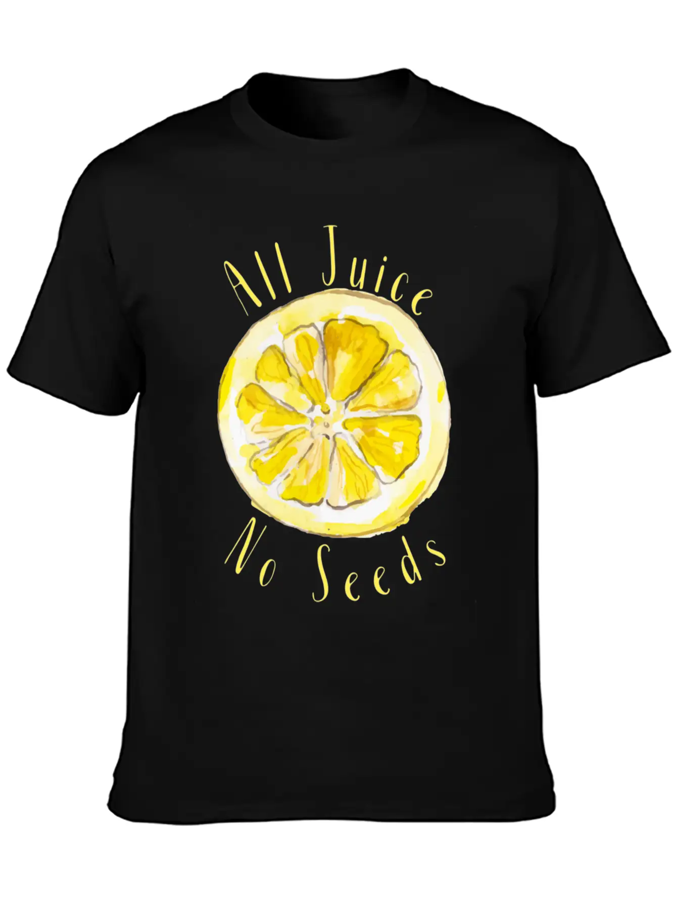 All Juice No Seeds Classic Cotton Tee – Unisex Comfort For Any Season